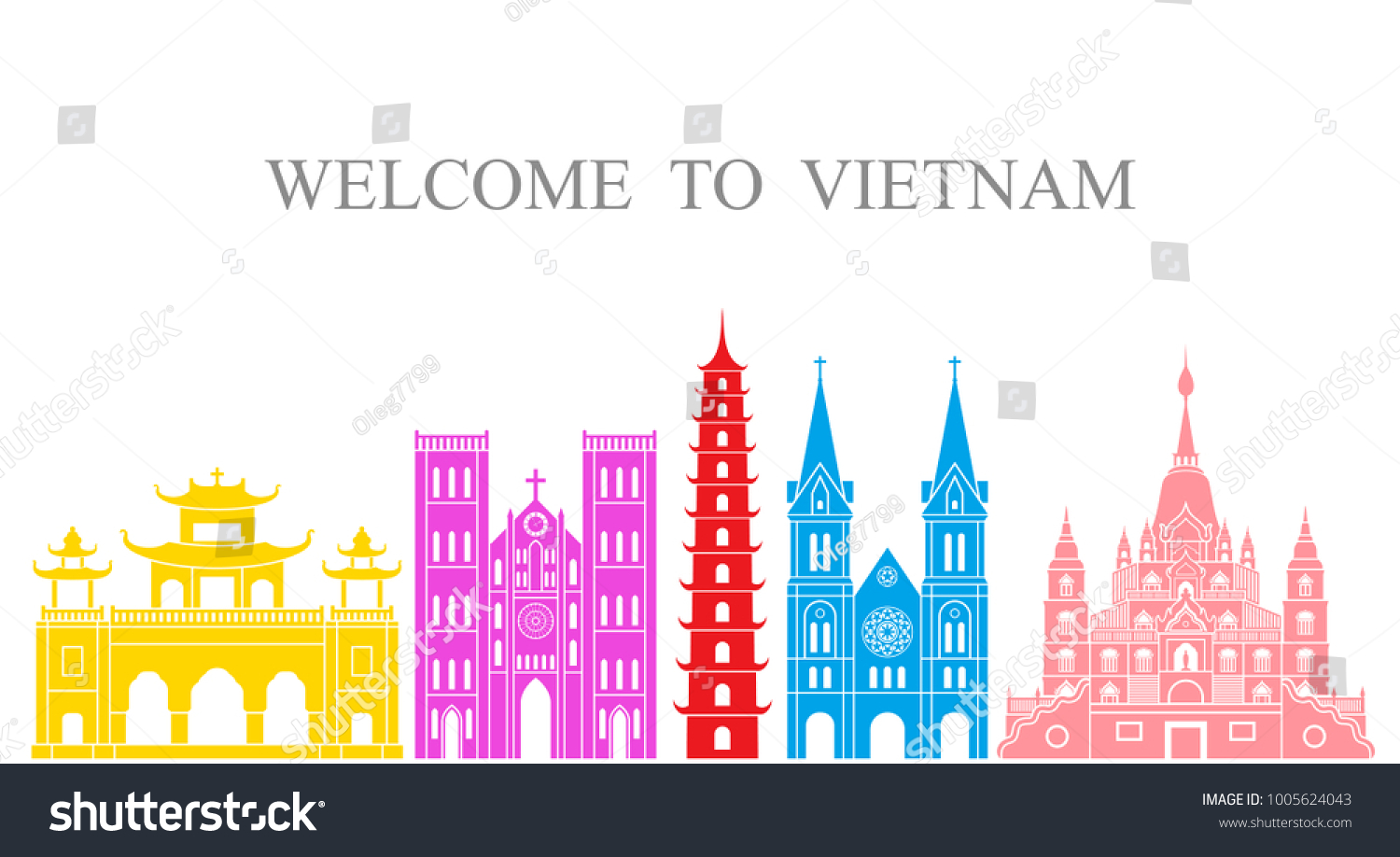 Vietnam Set Isolated Vietnam Architecture On Stock Vector Royalty Free 1005624043 Vietnam Set Isolated Vietnam Architecture On Stock Vector Royalty Free 1005624043