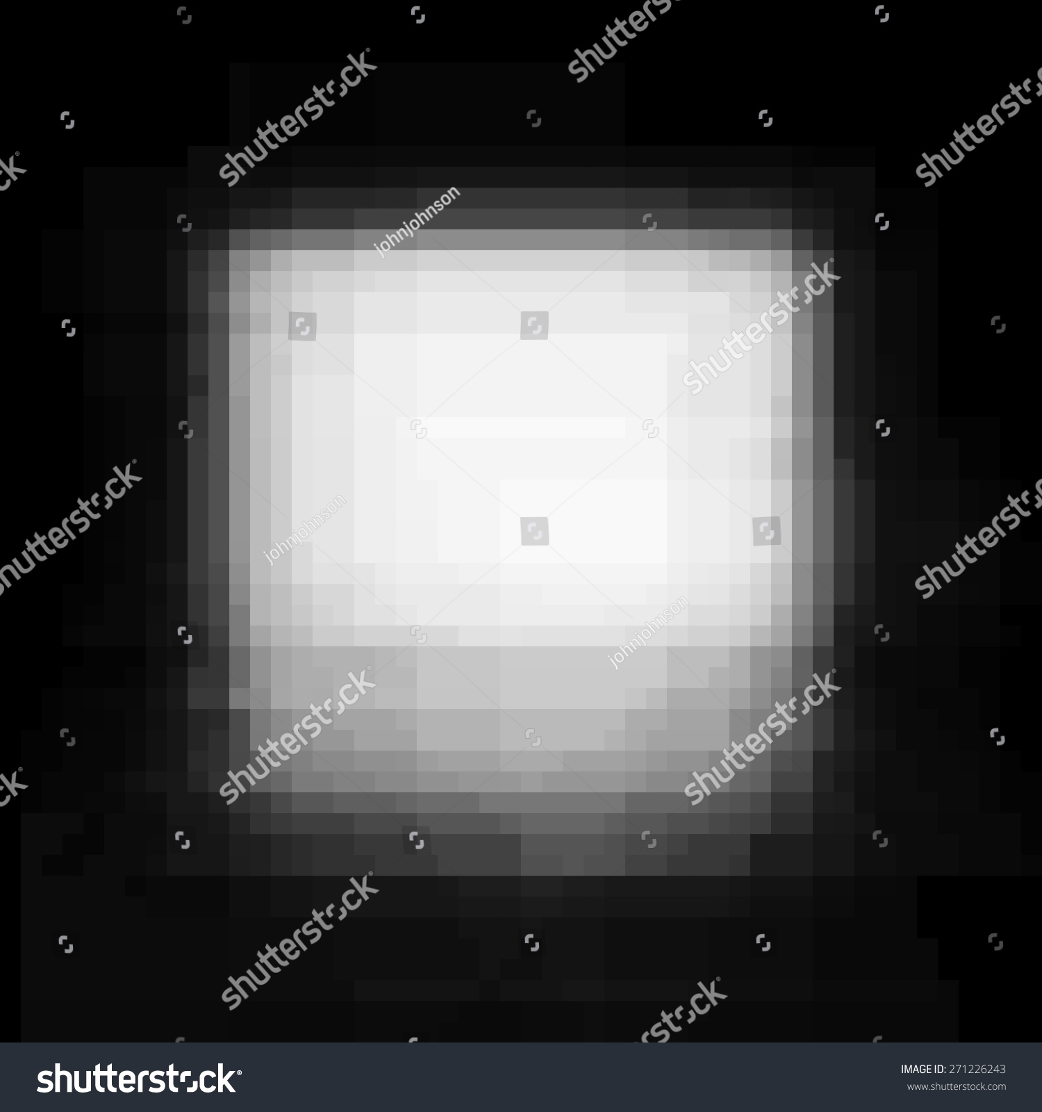 Vignette Pixel Grunge Vector White Stain Stock Vector (Royalty Free ...