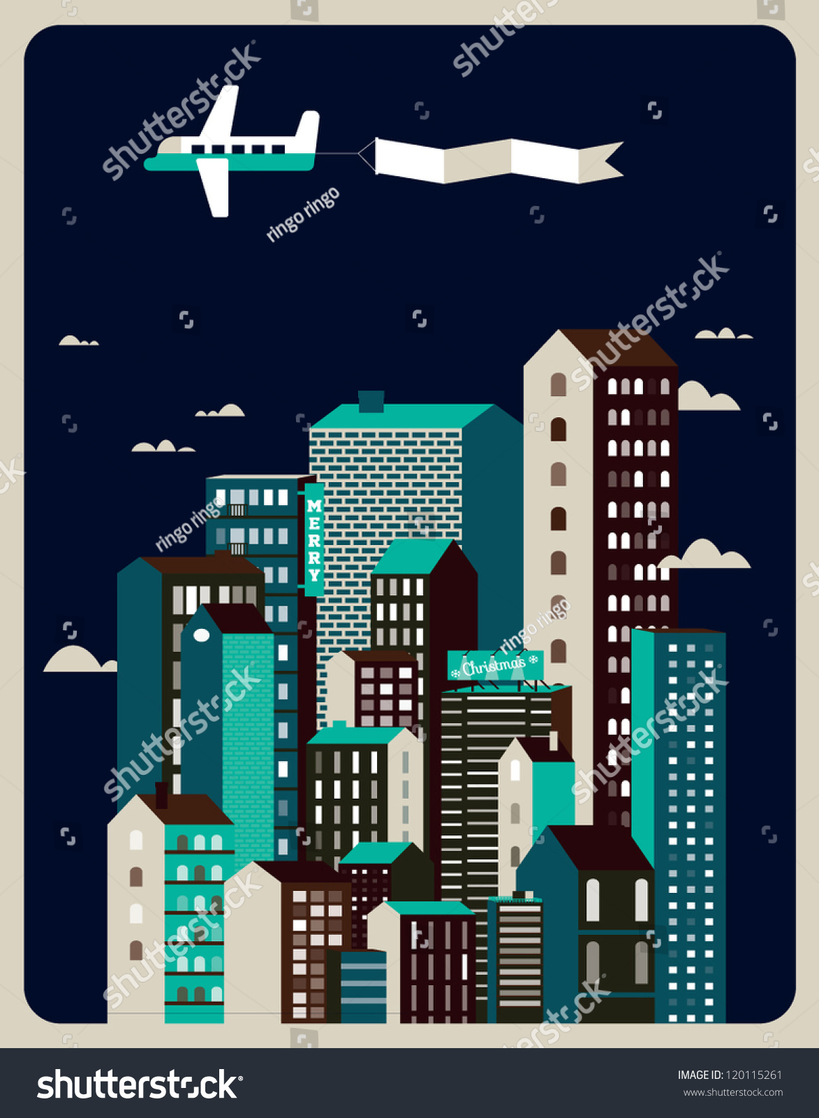 building vintage vector Sky Vector Stock Illustration Vintage Building Airplane