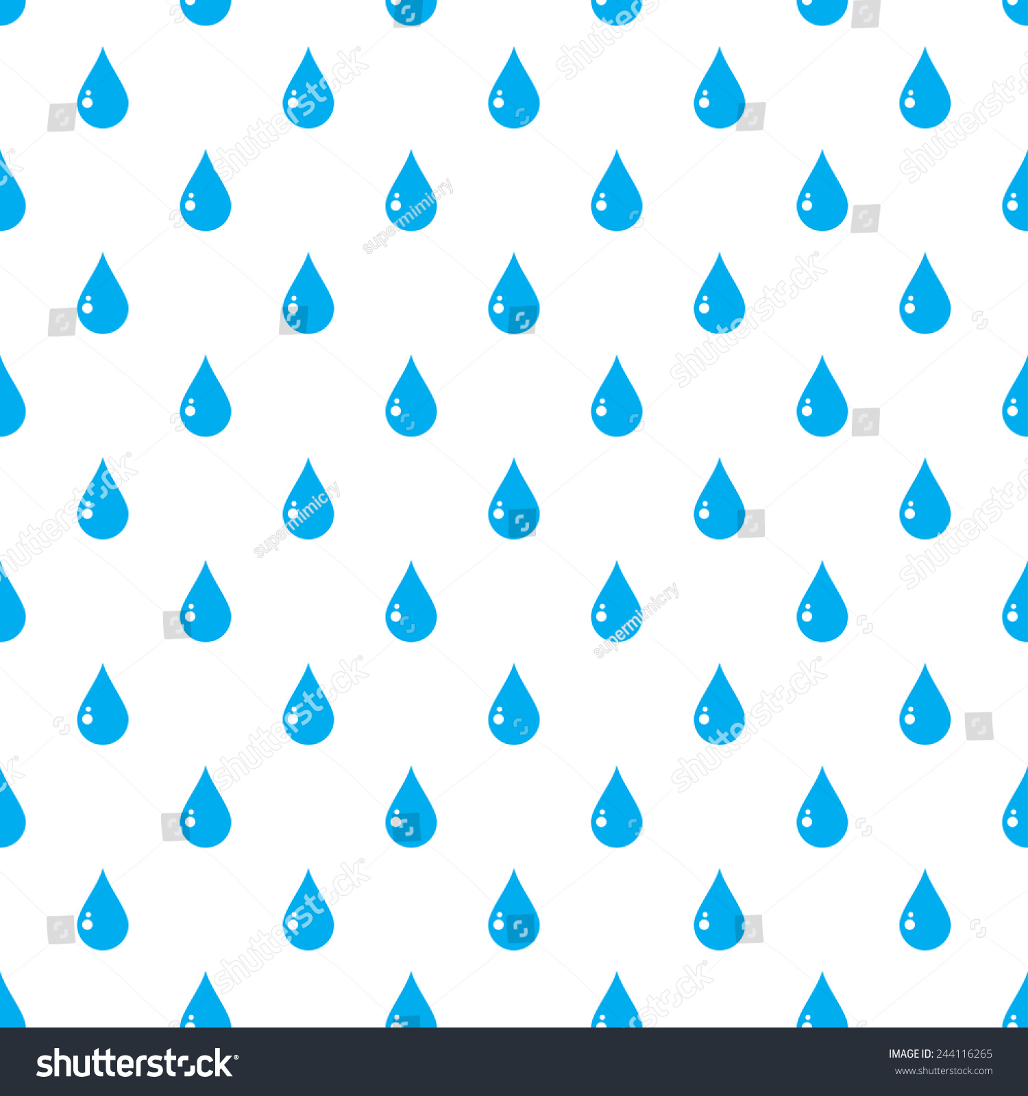 Vintage Background Pattern Of Raindrops. Can Be Tiled Seamlessly. Stock ...