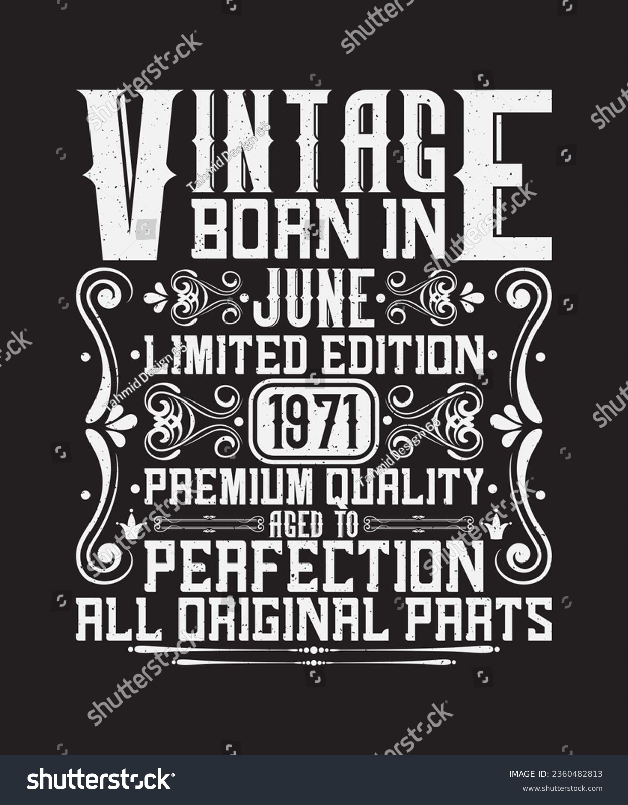 SVG of Vintage birthday t shirt design with birthday elements or hand drawn birthday typography design svg