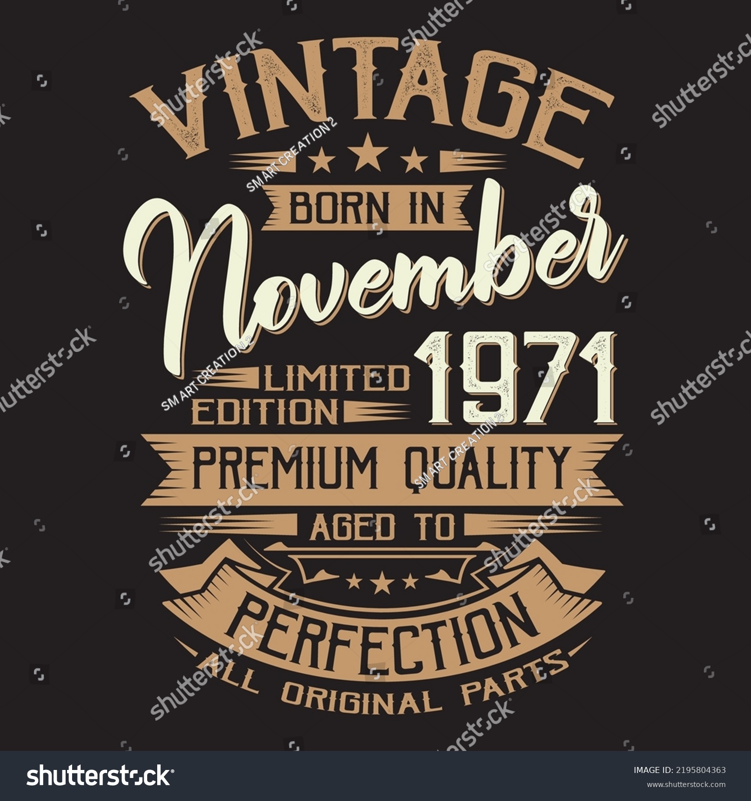SVG of Vintage Birthday  t shirt design with Birthday elements vector  svg