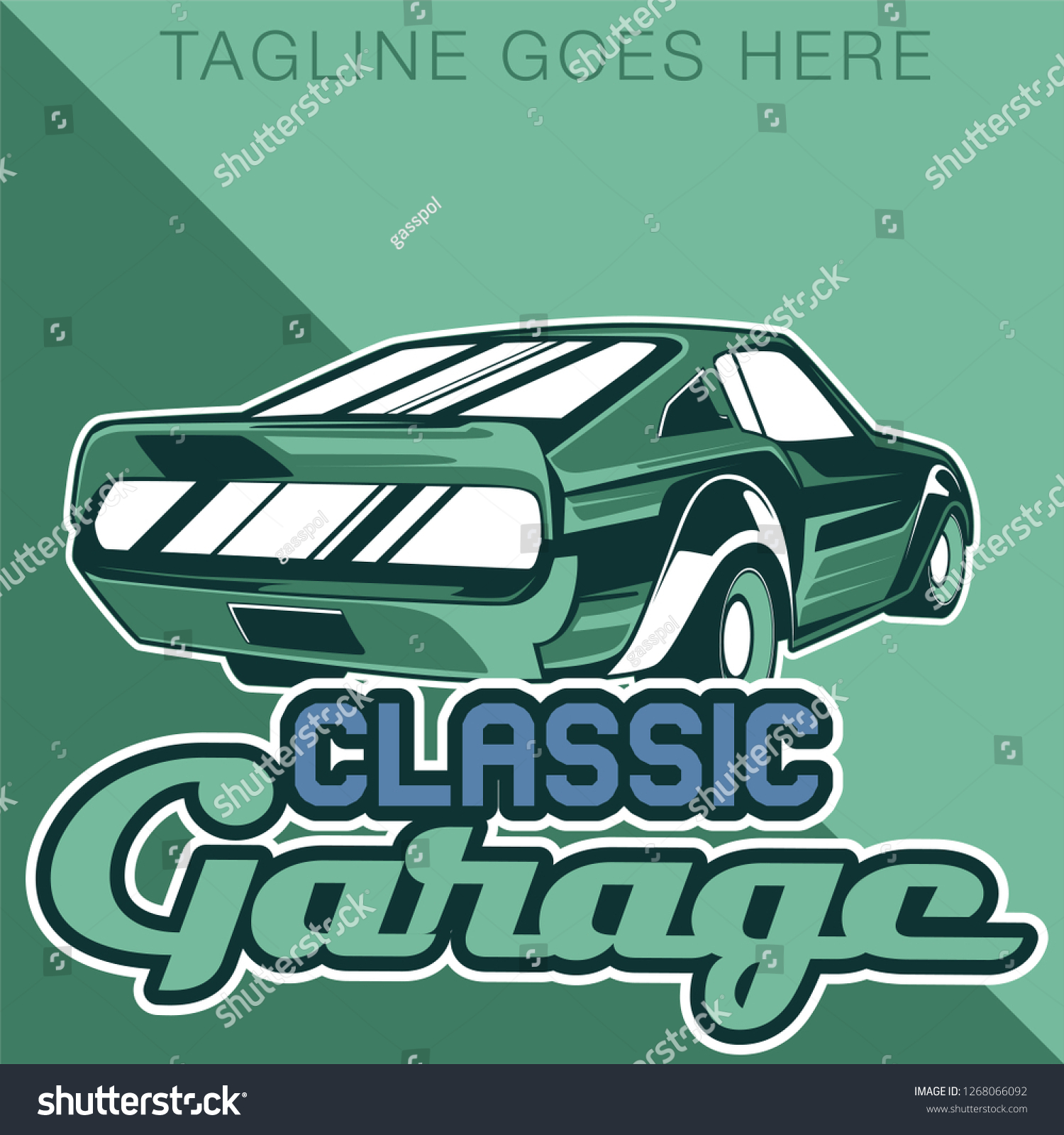 Vintage Cars Old Worn Sign Classic Stock Vector (Royalty Free ...