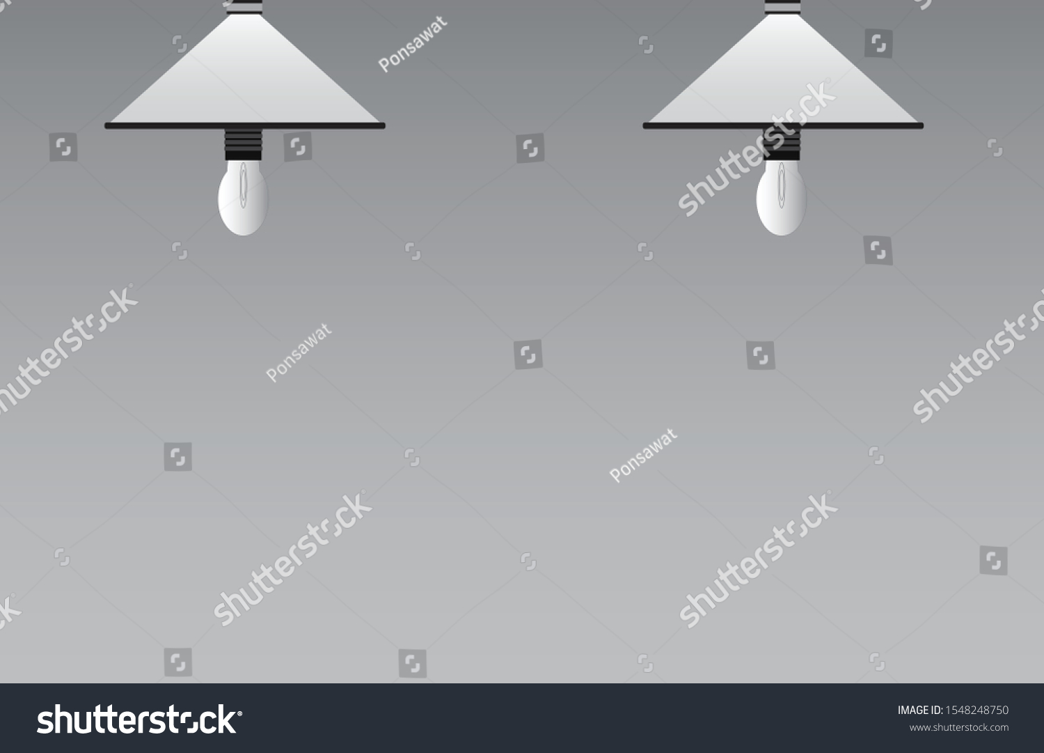 SVG of Vintage ceiling lamp and gray background svg