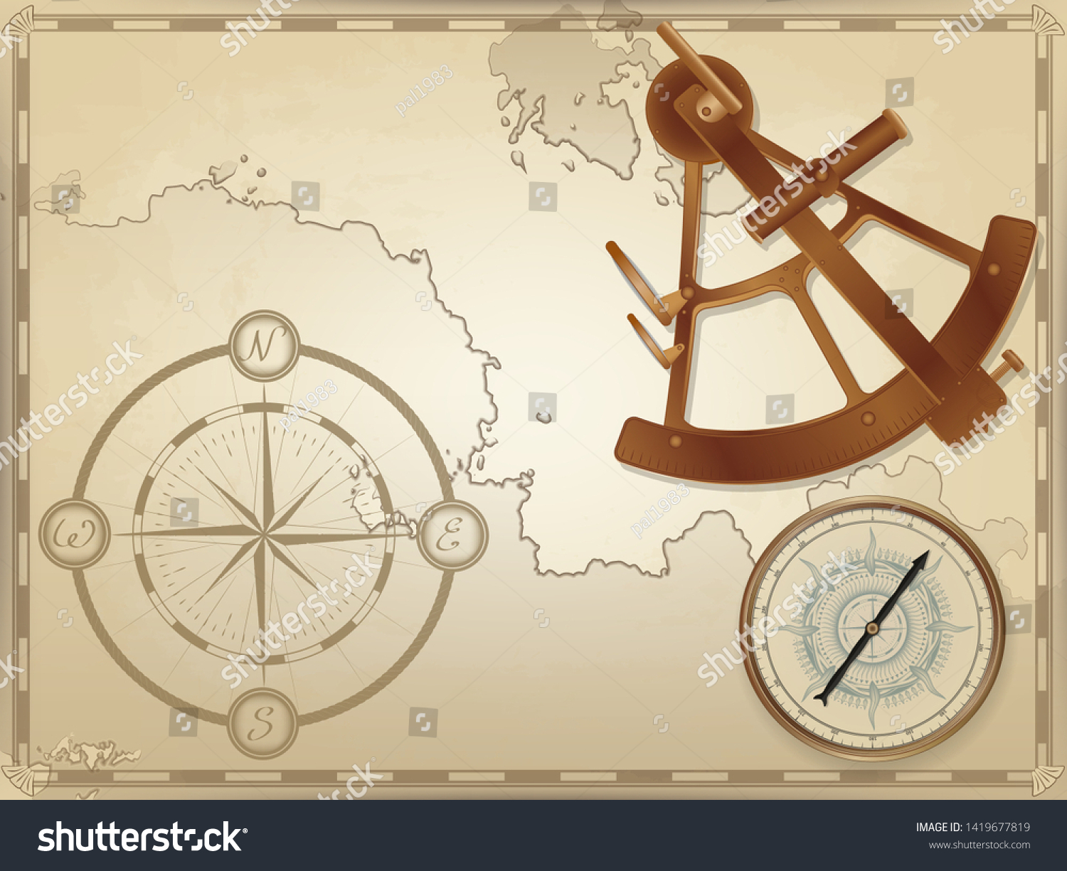 16,682 Old navigation instruments Images, Stock Photos & Vectors