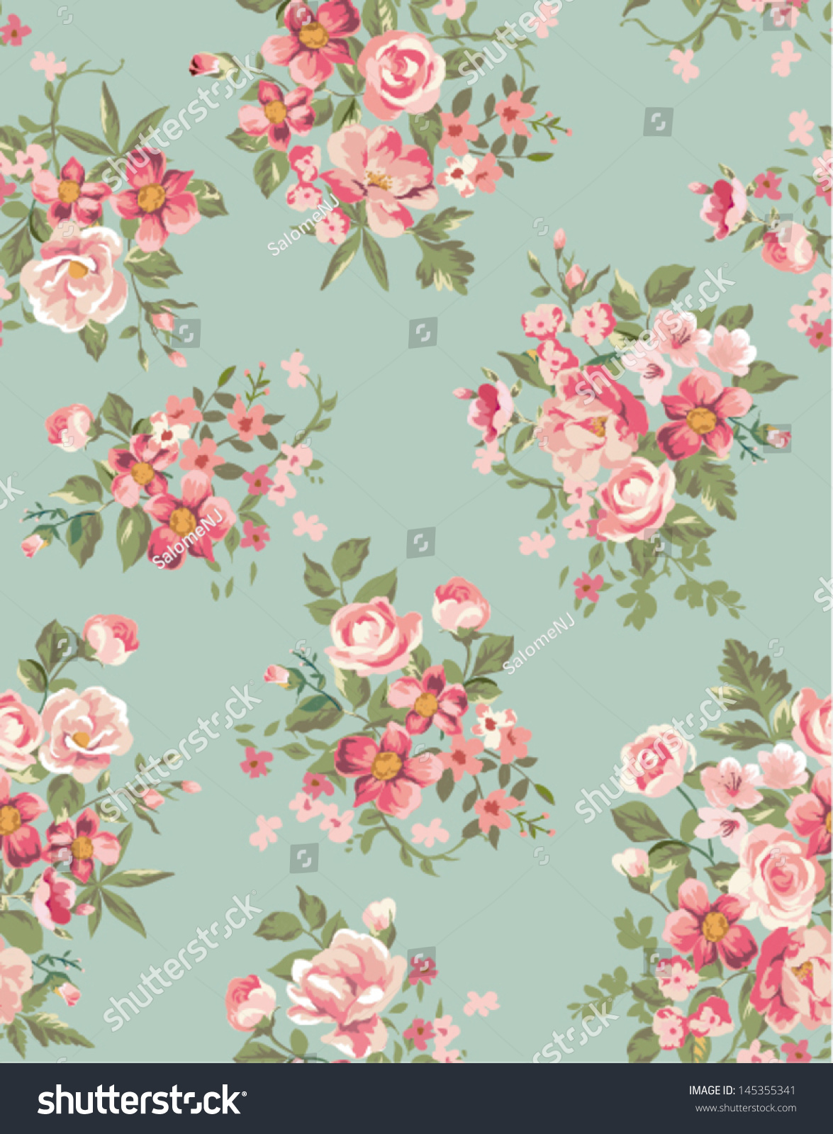 18+ Vintage Floral Wallpapers | Floral Patterns ...
