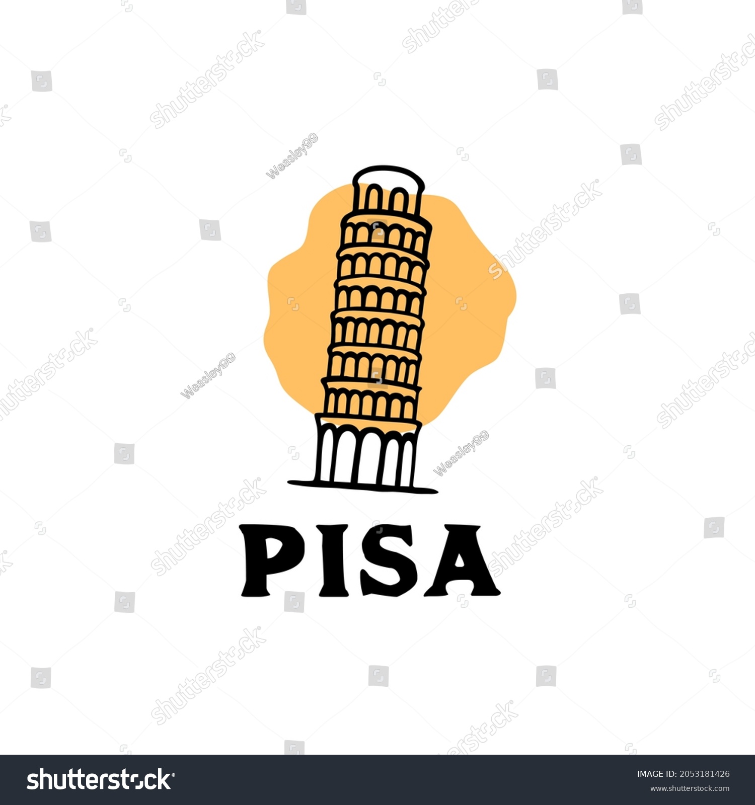 970 The leaning tower of pizza Images, Stock Photos & Vectors ...