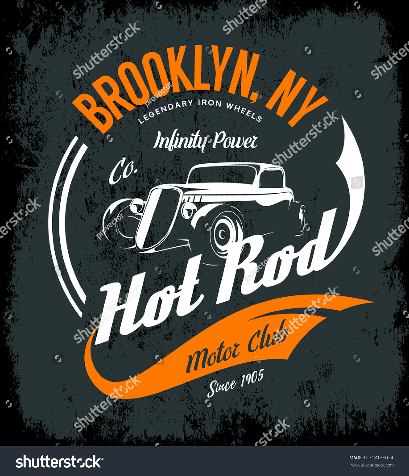 rod hot vintage vector Vector Teeshirt Stock Hot Vector Vintage Logo Rod