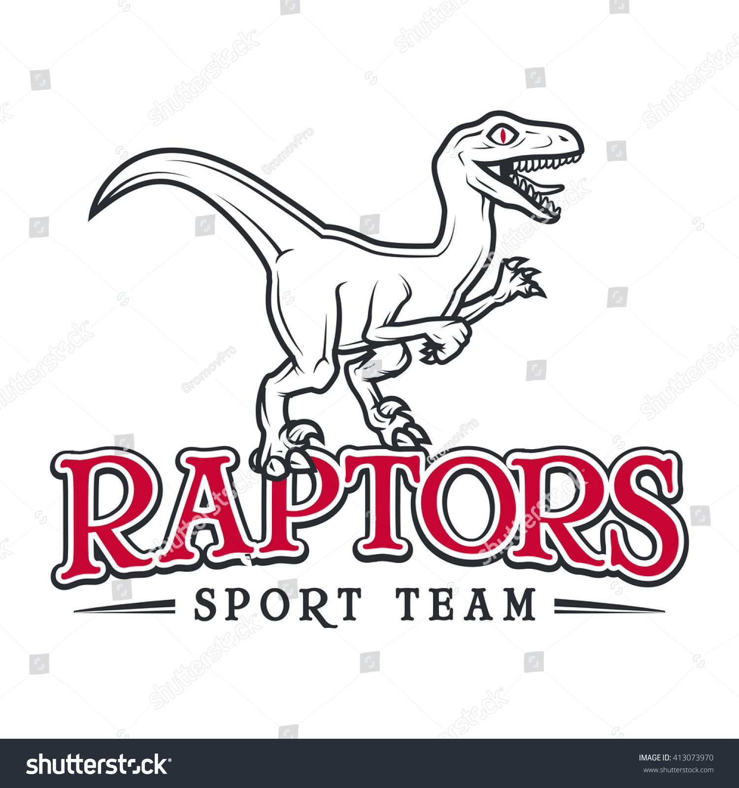 Jurassic Park Velociraptor Stock Vectors Images And Vector Art Shutterstock 6686