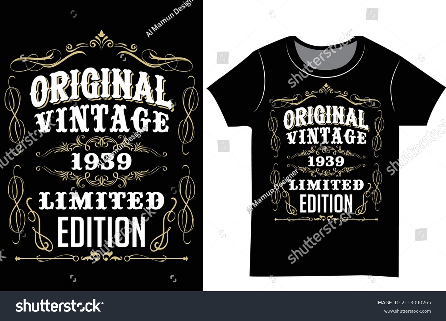 SVG of Vintage limited edition SVG t-shirt design and birthday shirt for man svg