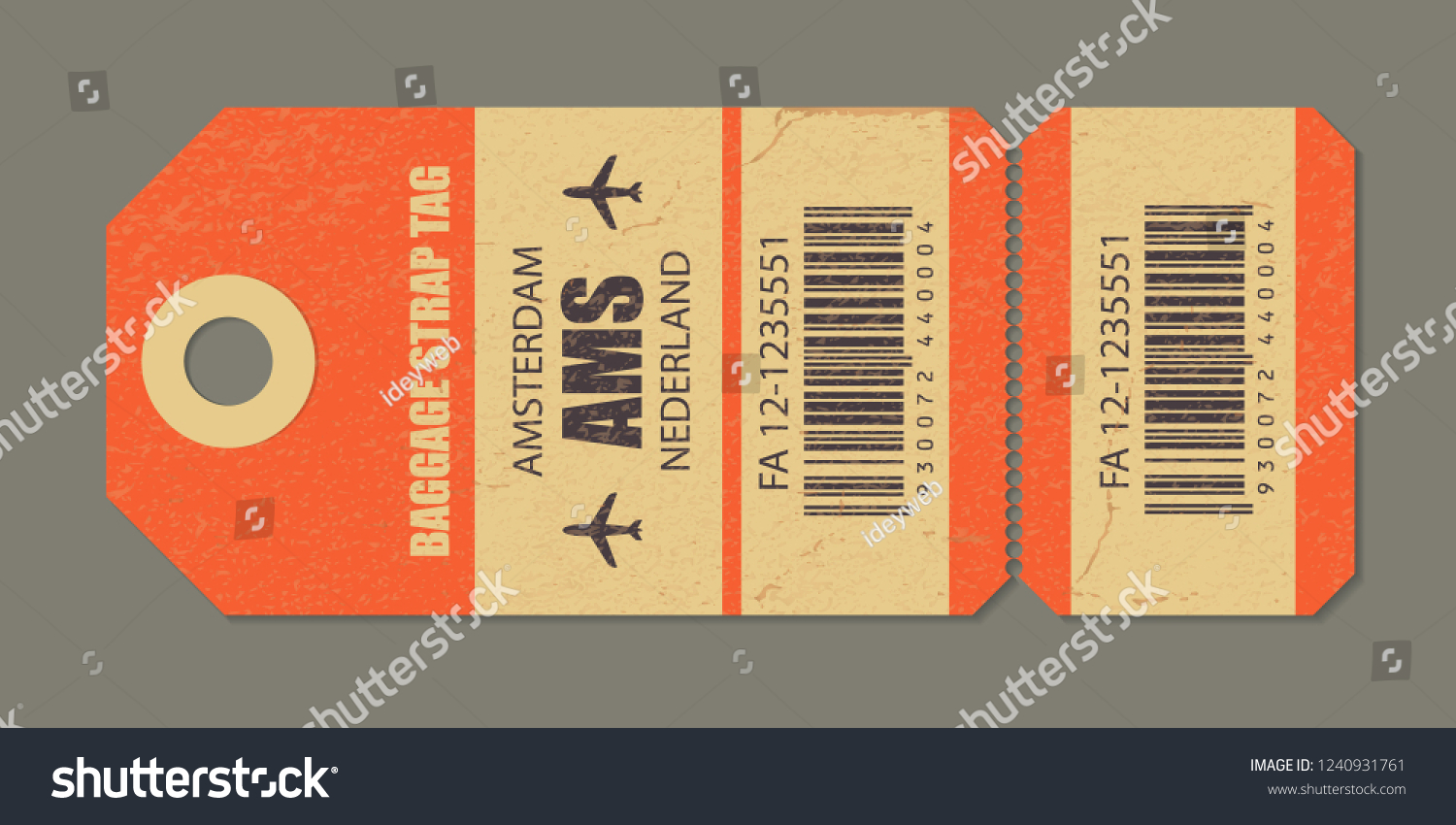 flight luggage tags