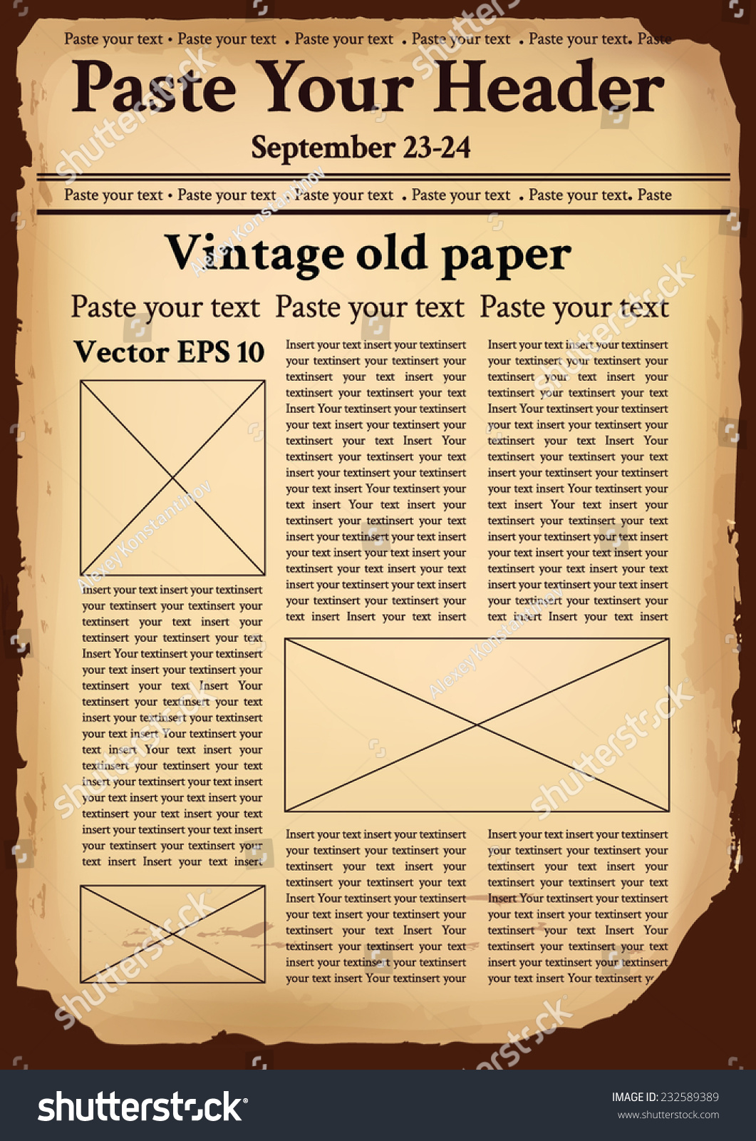 7,435 Old newspaper article Images, Stock Photos & Vectors | Shutterstock