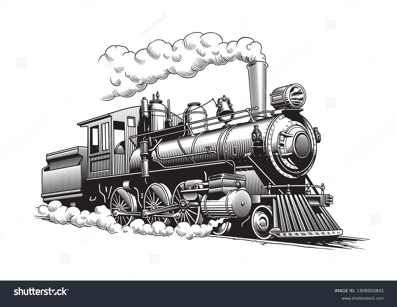 14,073 Steam locomotive Stock Vectors, Images & Vector Art | Shutterstock