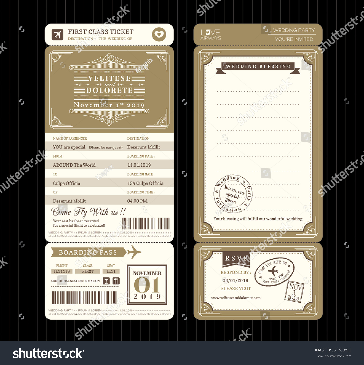 Printable Airline Boarding Pass Template - Free Printables ... Vintage boarding pass template