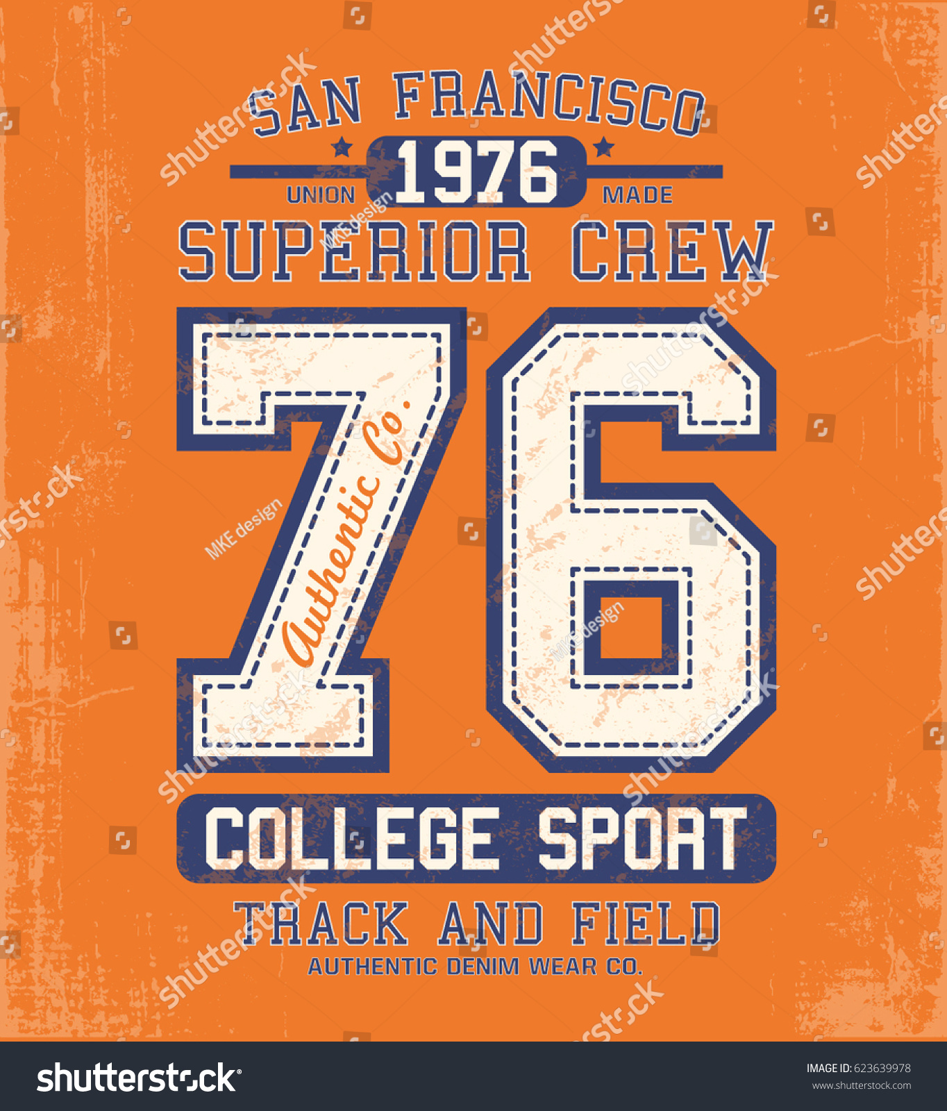 Vintage Logo Classic Tee-Varsity Green