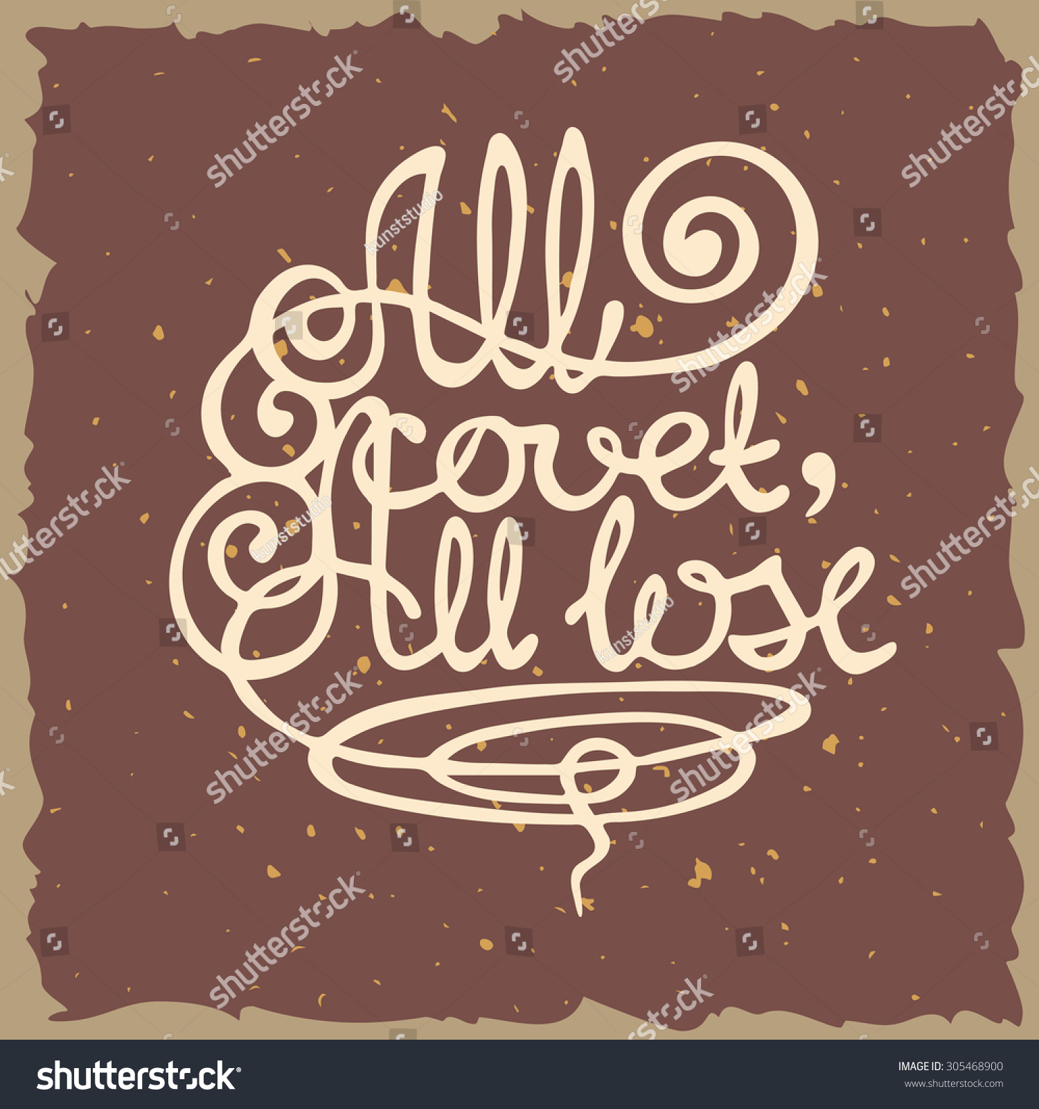 Vintage Vector Illustration Brown Tones Hand Stock Vector Royalty Free 305468900 shutterstock