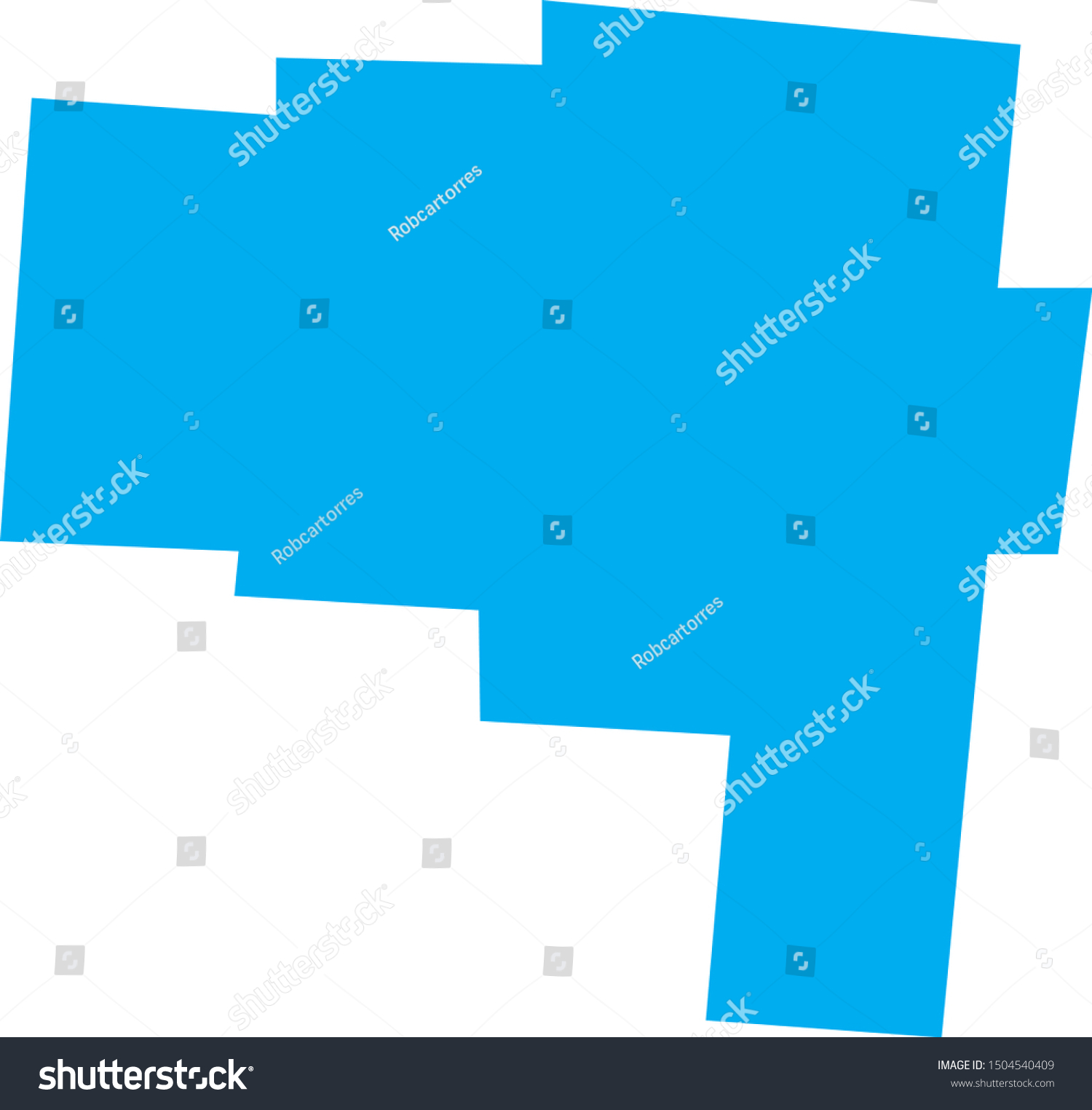 Vinton County Map Ohio State Stock Vector Royalty Free 1504540409