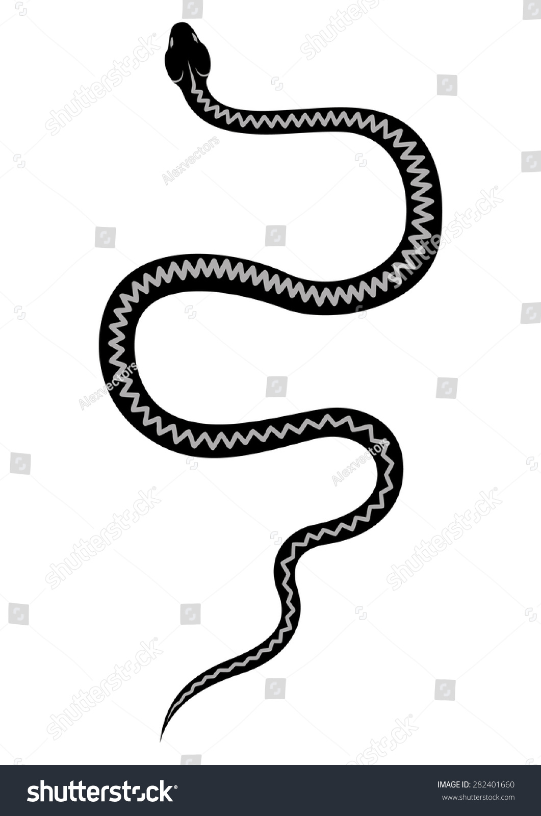 Viper Snake Vector - 282401660 : Shutterstock