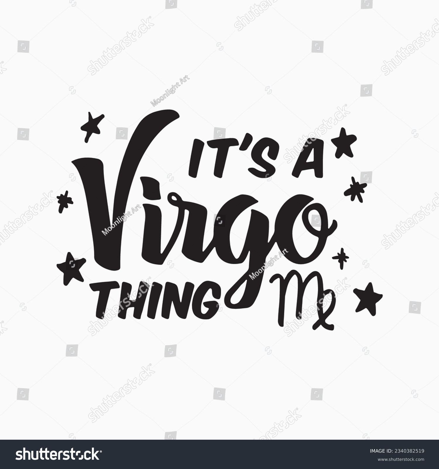 SVG of Virgo Svg, Its A Virgo Thing Svg, Zodiac Sign Svg, Astrology Signs, Zodiac Symbols, Constellation Signs, Astrology, Cut File Cricut, Svg Files for Cricut svg