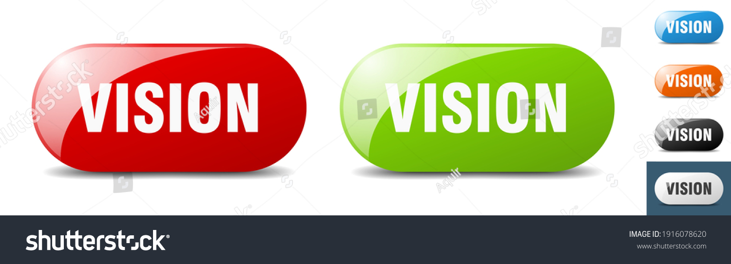 Vision Button Sign Key Push Button Stock Vector (Royalty Free ...