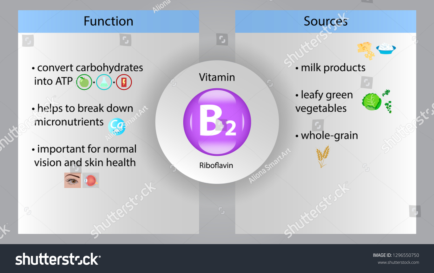 Vitamin B2 Vector Design Vitamin B2 Stock Vector (Royalty Free ...