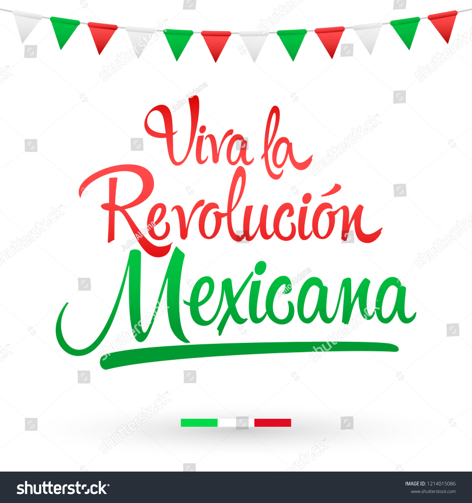 Viva La Revolucion Mexicana Long Live Stock Vector Royalty Free 1214015086 2996