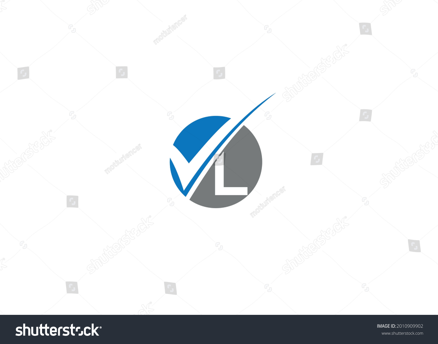 Vl Modern Logo Design Vector Icon Stock Vector (Royalty Free ...