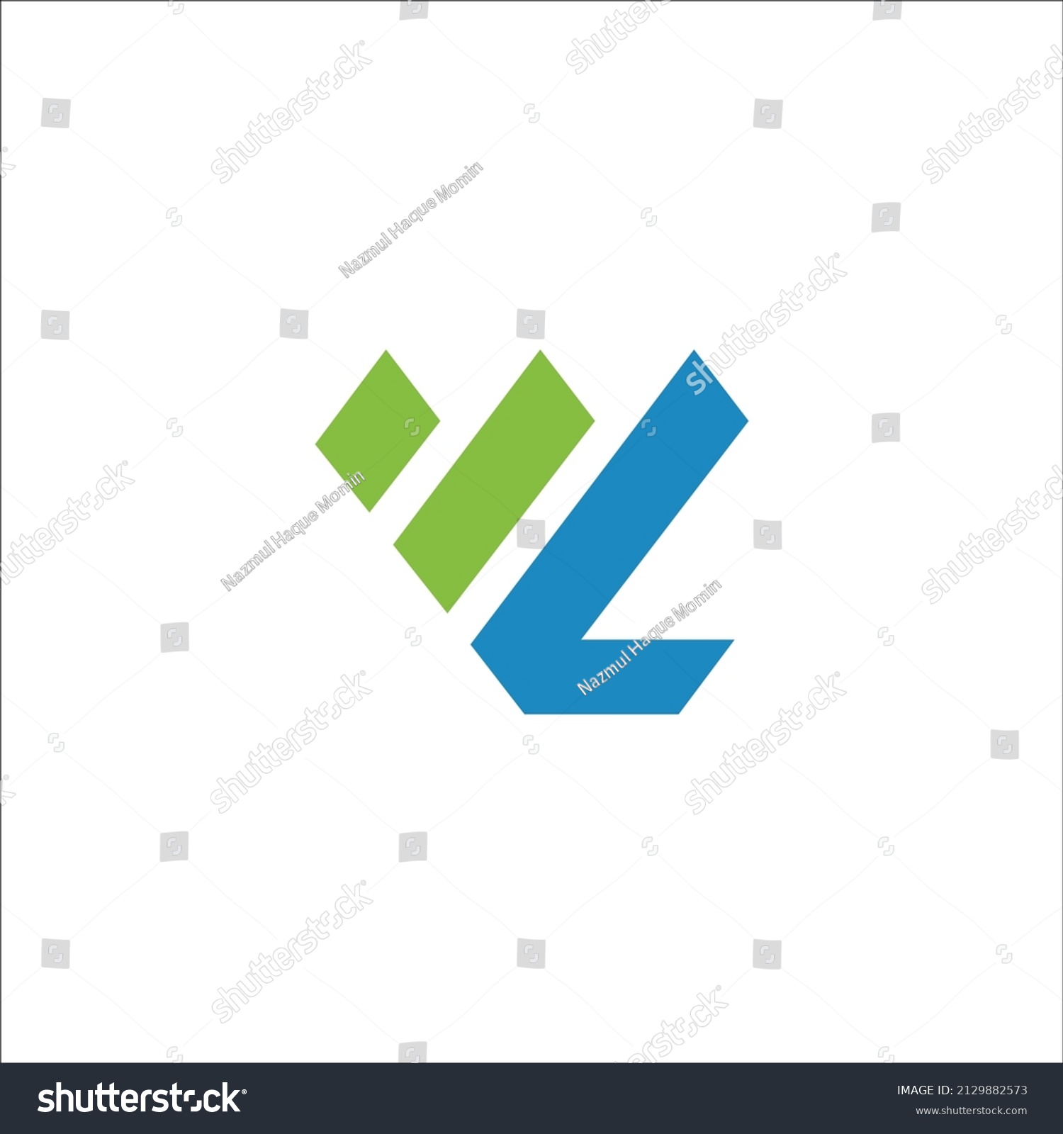 Vl Monogram Logo Vl Logo Design Stock Vector (Royalty Free) 2129882573 ...