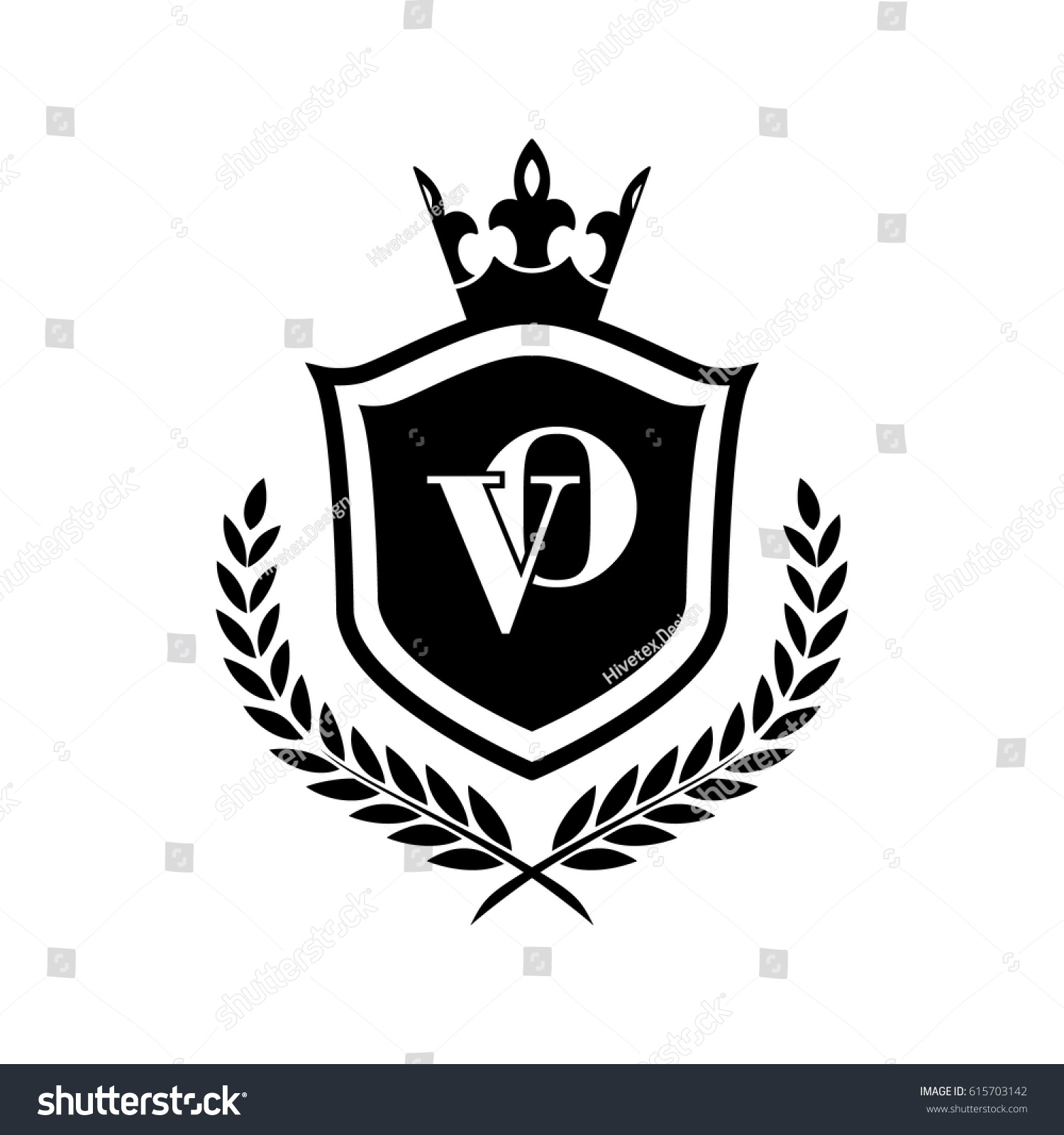 Vo Logo Stock Vector Royalty Free