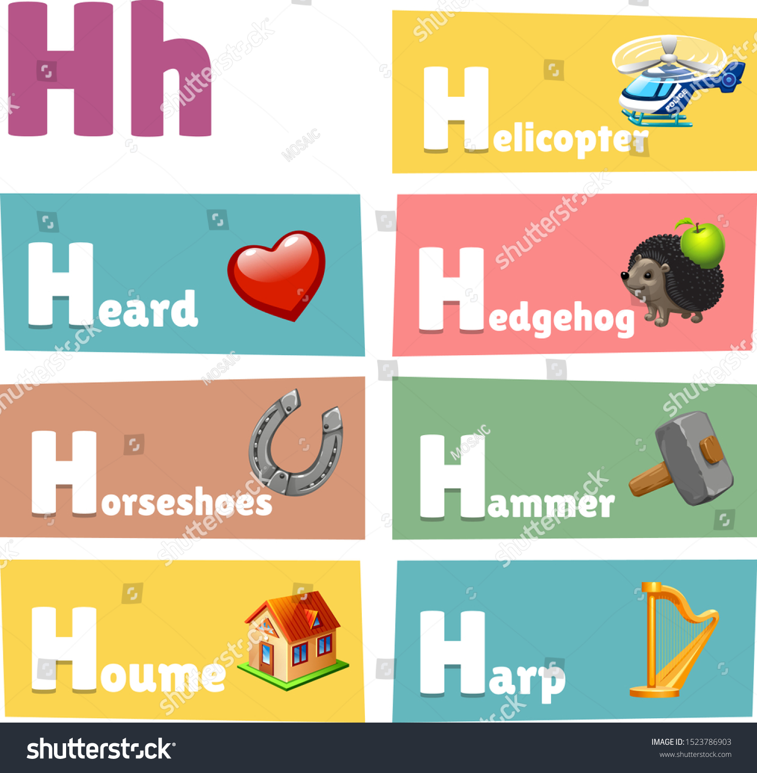 H Alphabet Words With Pictures / Help your child learn alphabets and ...