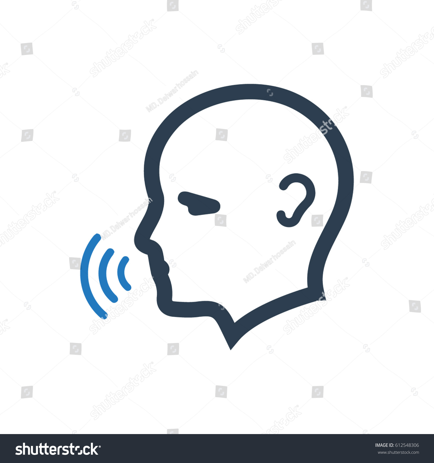 Voice Recognition Icon Stock Vector (Royalty Free) 612548306 - Shutterstock