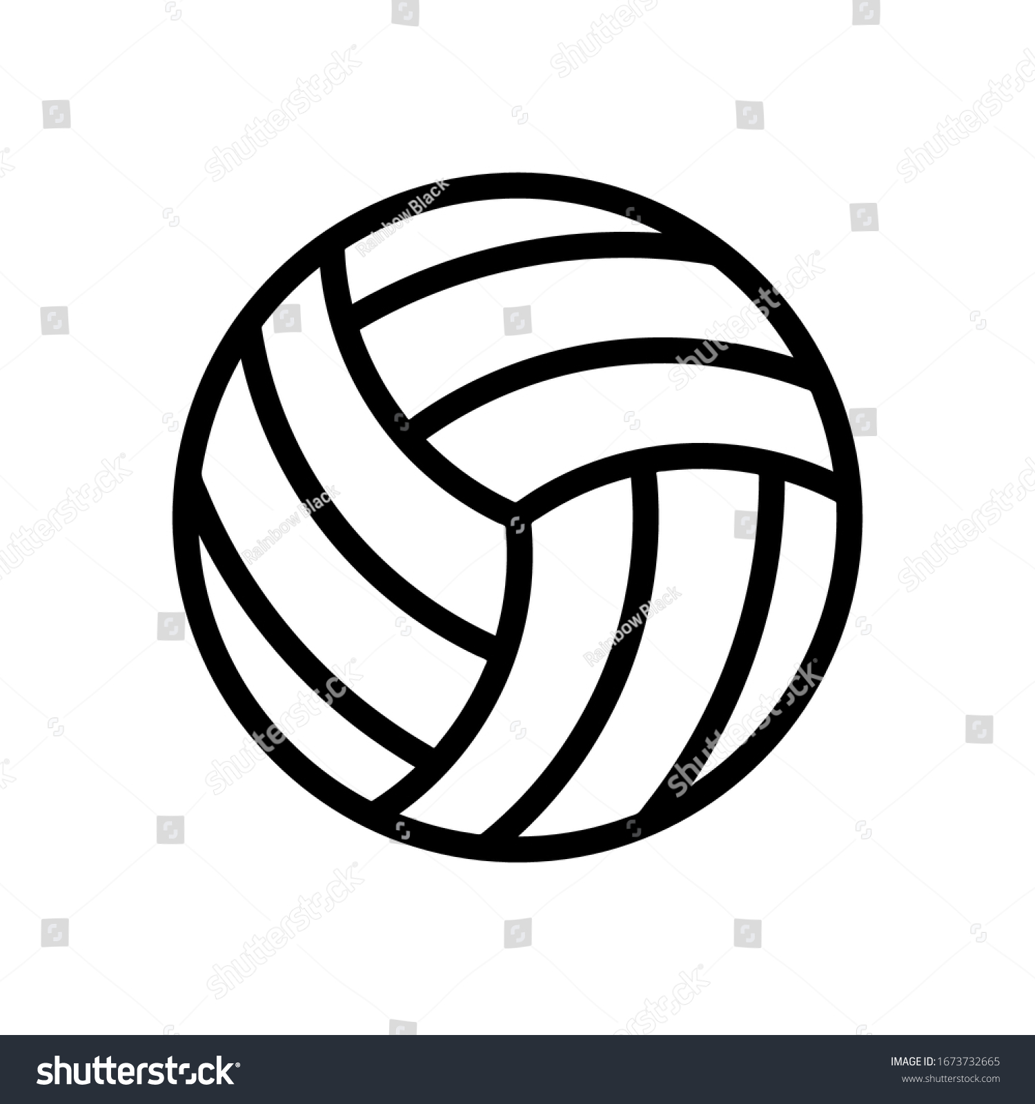 8,378 Volleyball outline Images, Stock Photos & Vectors | Shutterstock