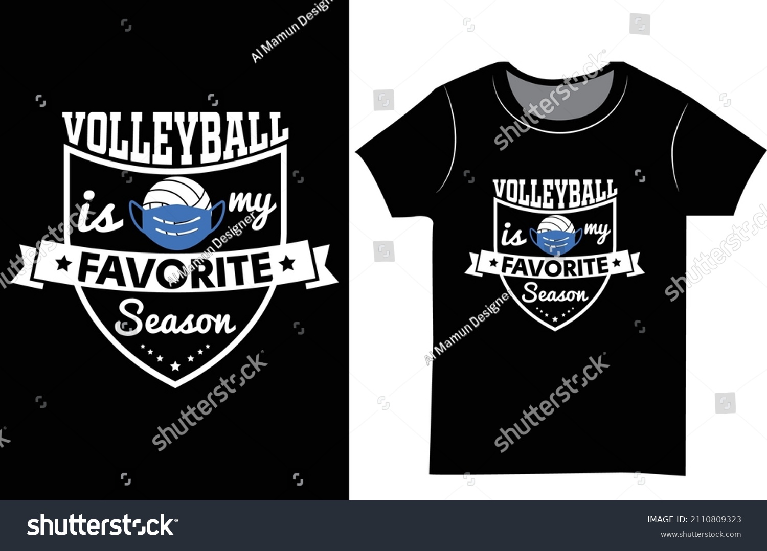 SVG of Volleyball is my favorite season svg t shirt design svg