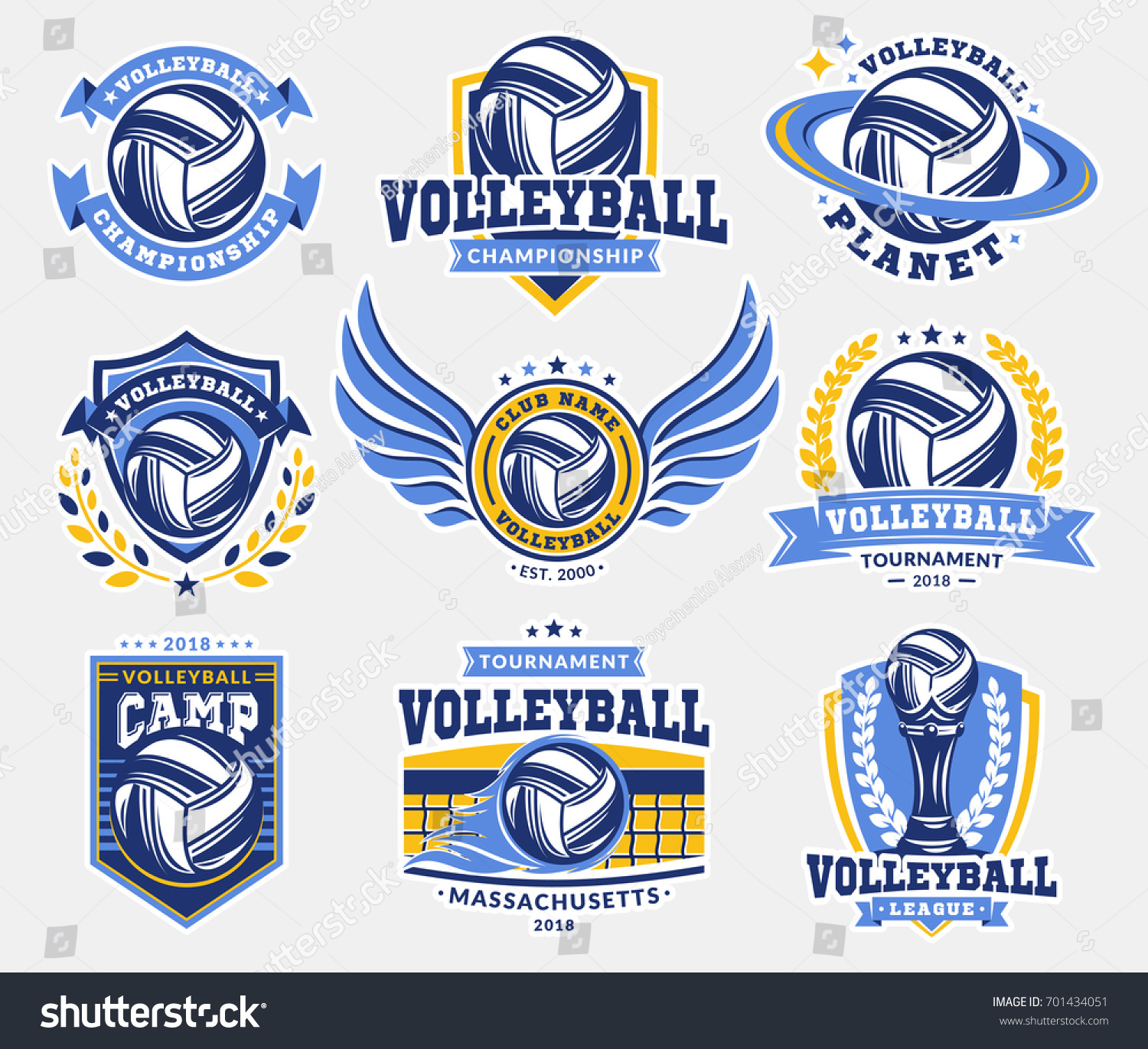 4,956 Volleyball championship logo Stock Vectors, Images & Vector Art ...