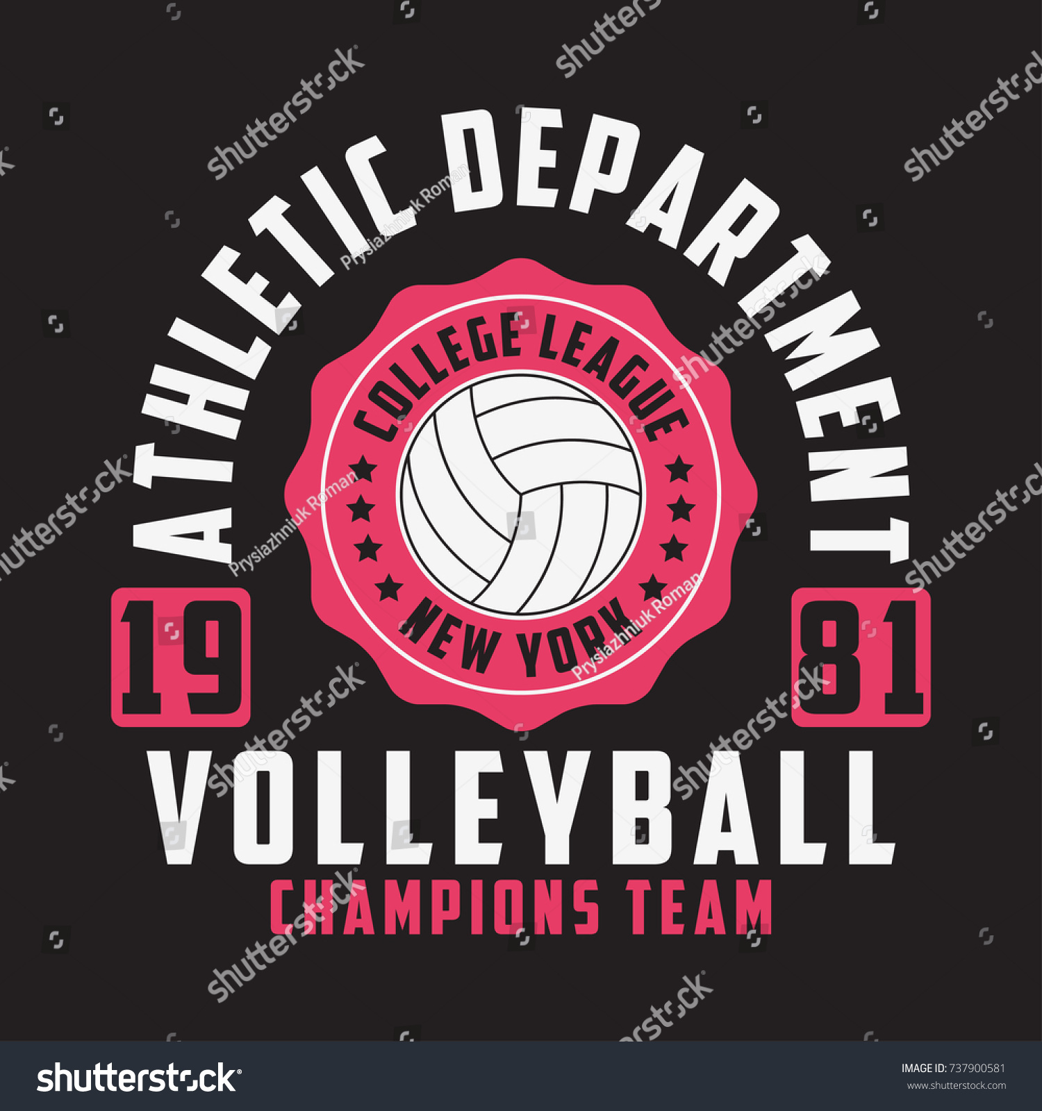 Vector Volleyball Spike Clipart