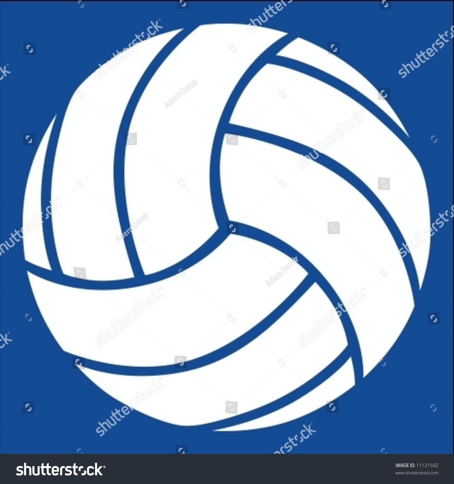 Volleyball - Volleyball Vector Icon. - 11121592 : Shutterstock