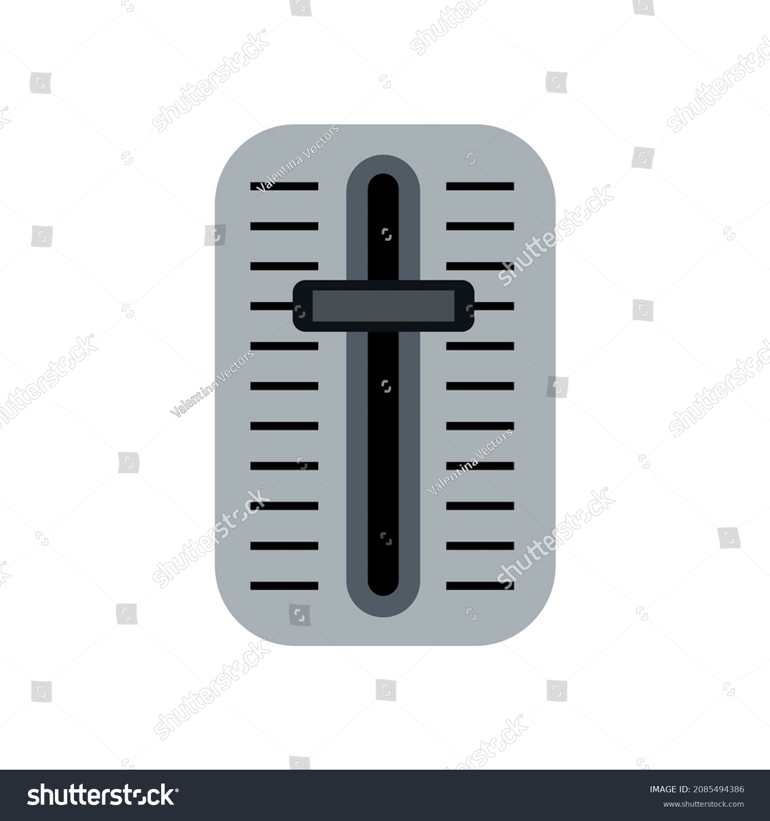 Volume Level Slider Emoji Vector Stock Vector (Royalty Free) 2085494386