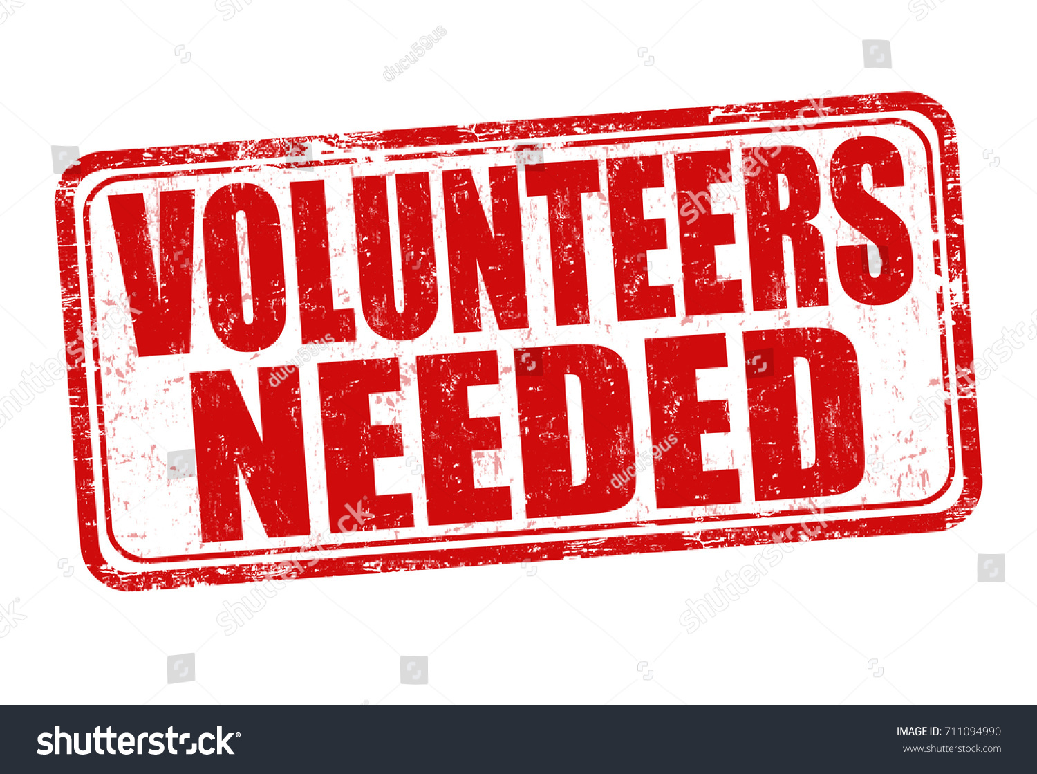 SVG of Volunteers needed sign or stamp on white background, vector illustration svg