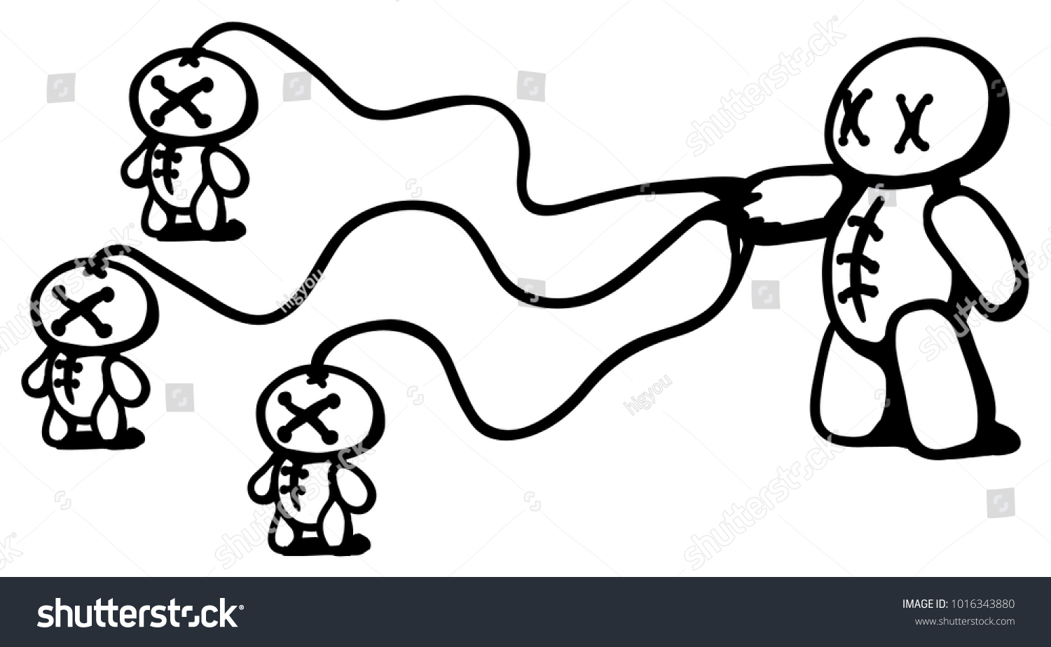 voodoo doll control someone