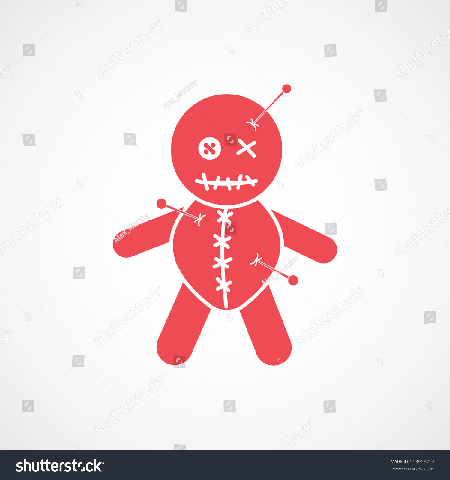 red voodoo dolls