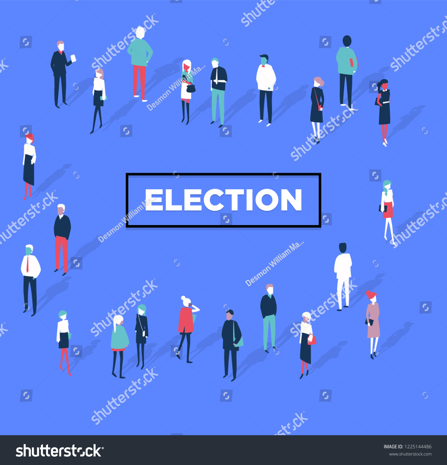 Voting Symbols Vector Design Template Elections Stock Vector Royalty Free 1225144486 2919