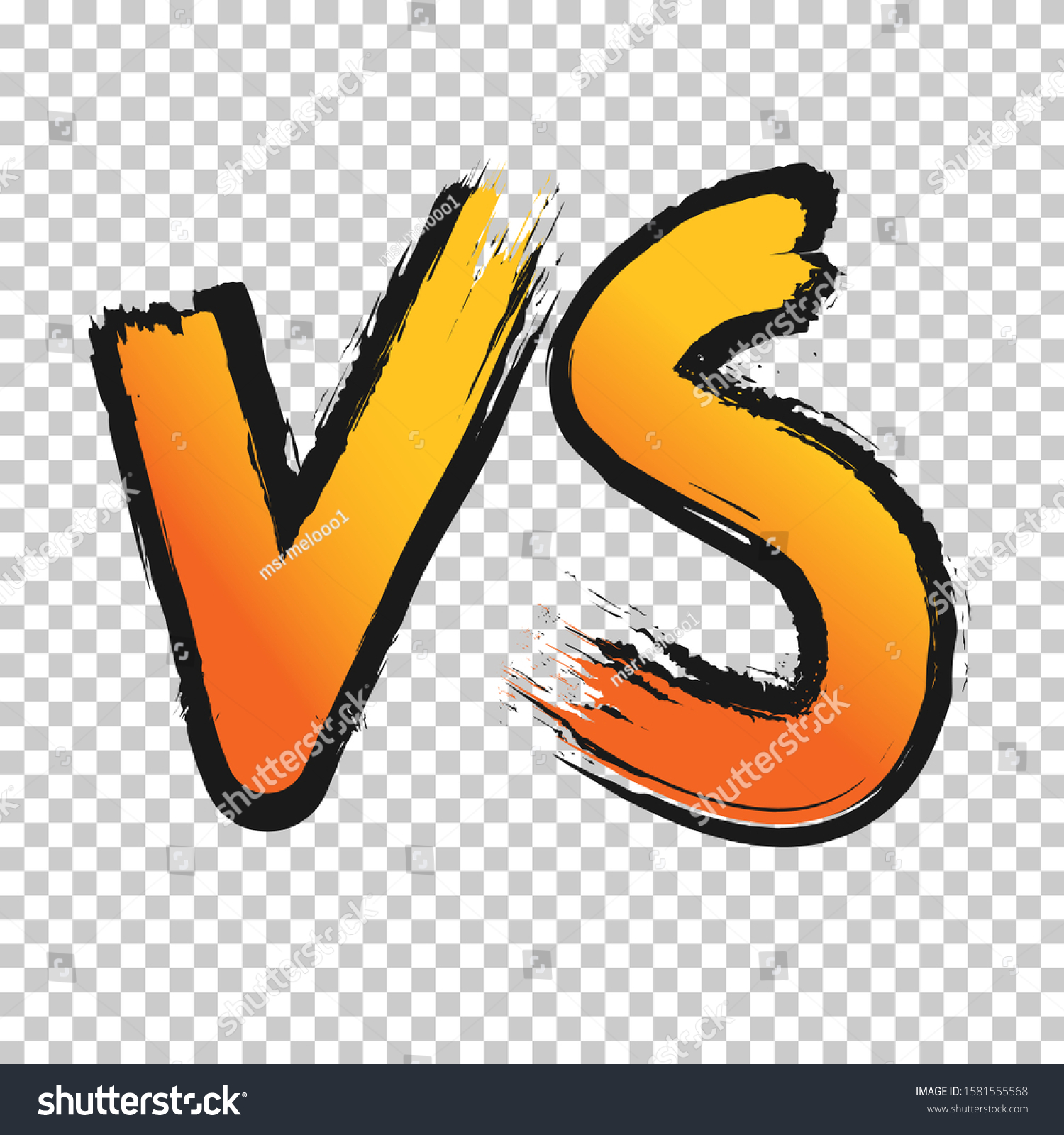 Vs Icon Transparent Background Stock Vector (Royalty Free) 1581555568 ...