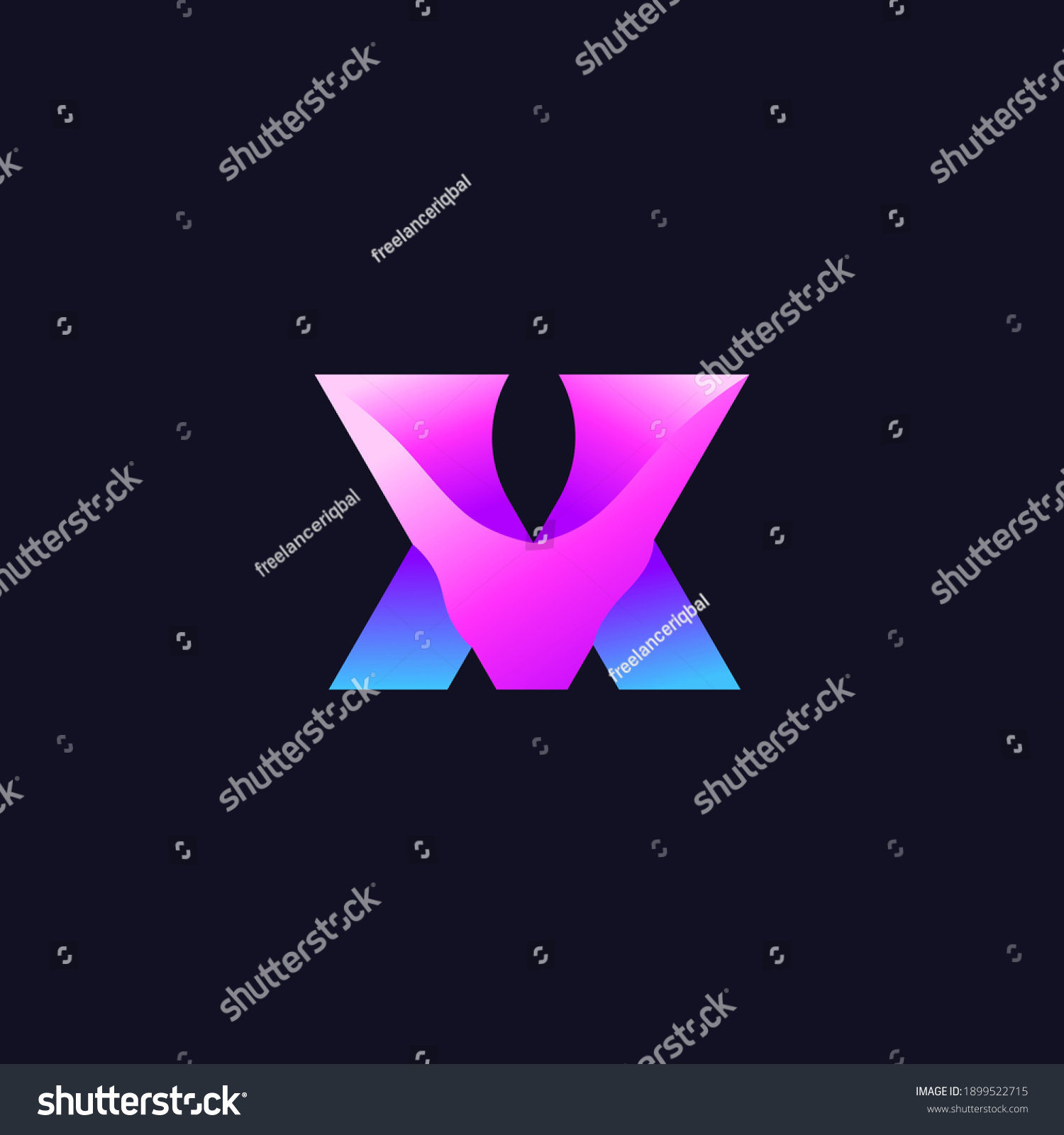 Vx Letter Logo Design Creative Vx Stock Vector Royalty Free 1899522715 Shutterstock 2861