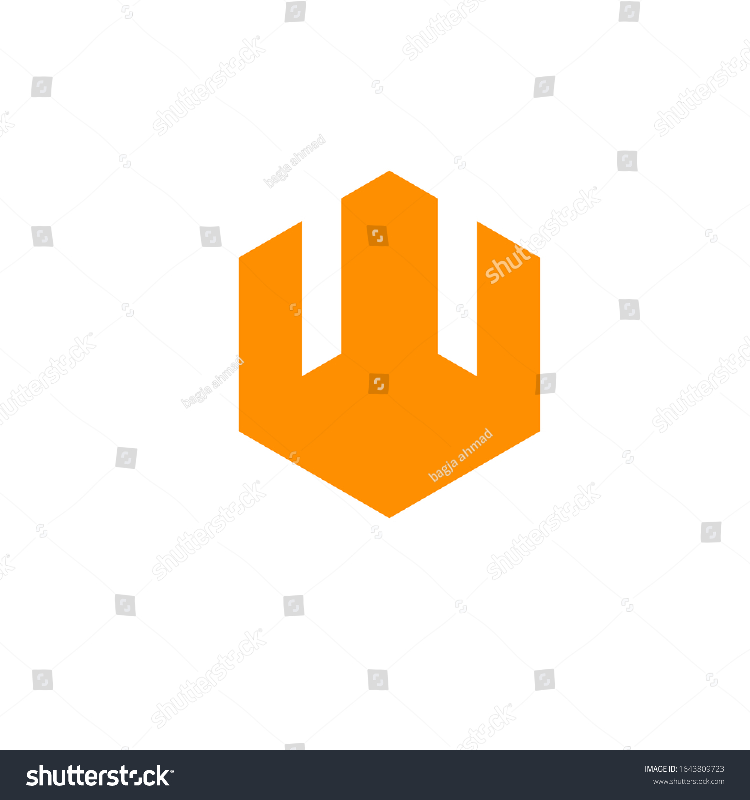 W Logo Design Vector Sign Template Stock Vector (Royalty Free ...