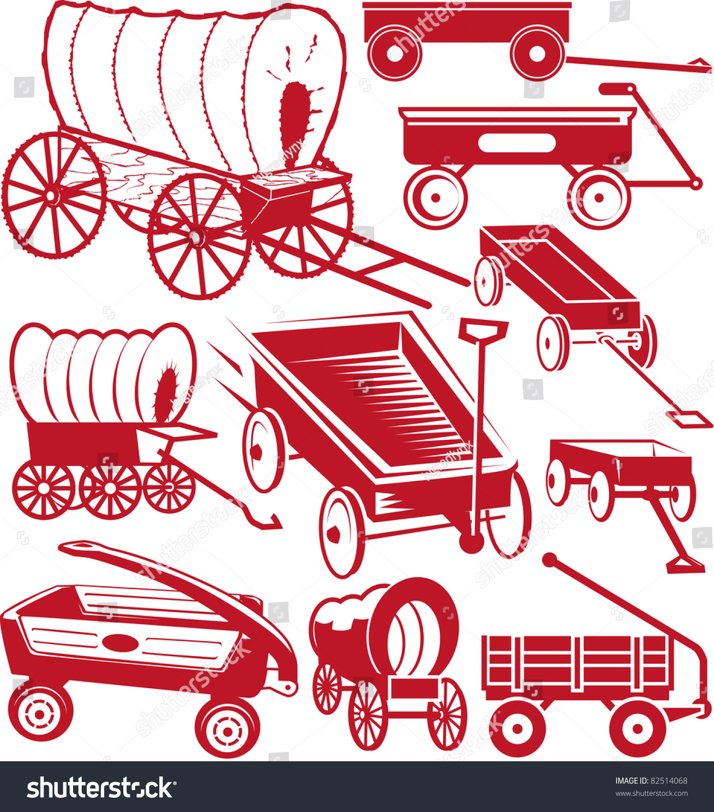 SVG of Wagon Collection svg