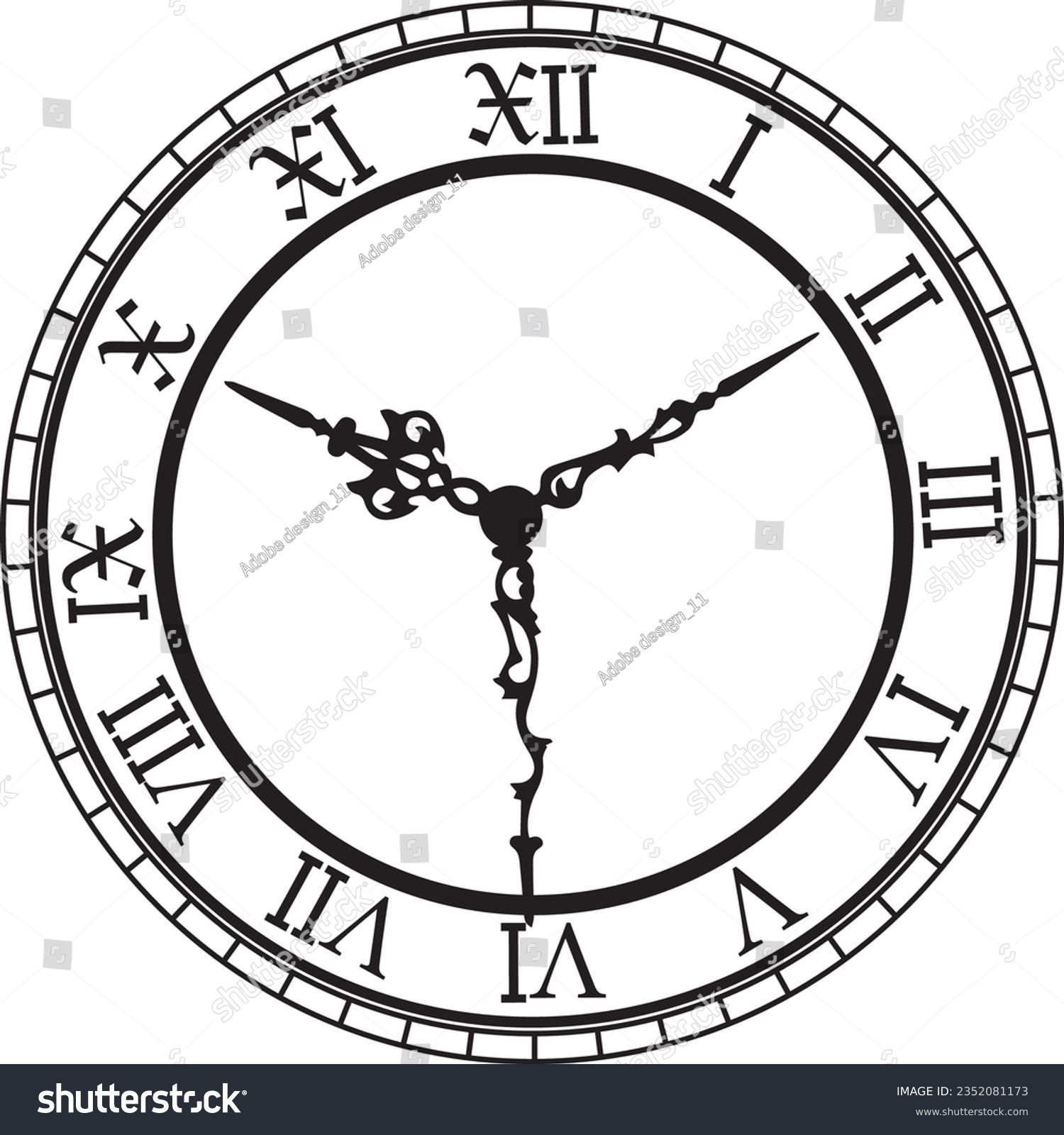 SVG of wall clock svg, clock svg, clock logo svg, illustration of a clock svg
