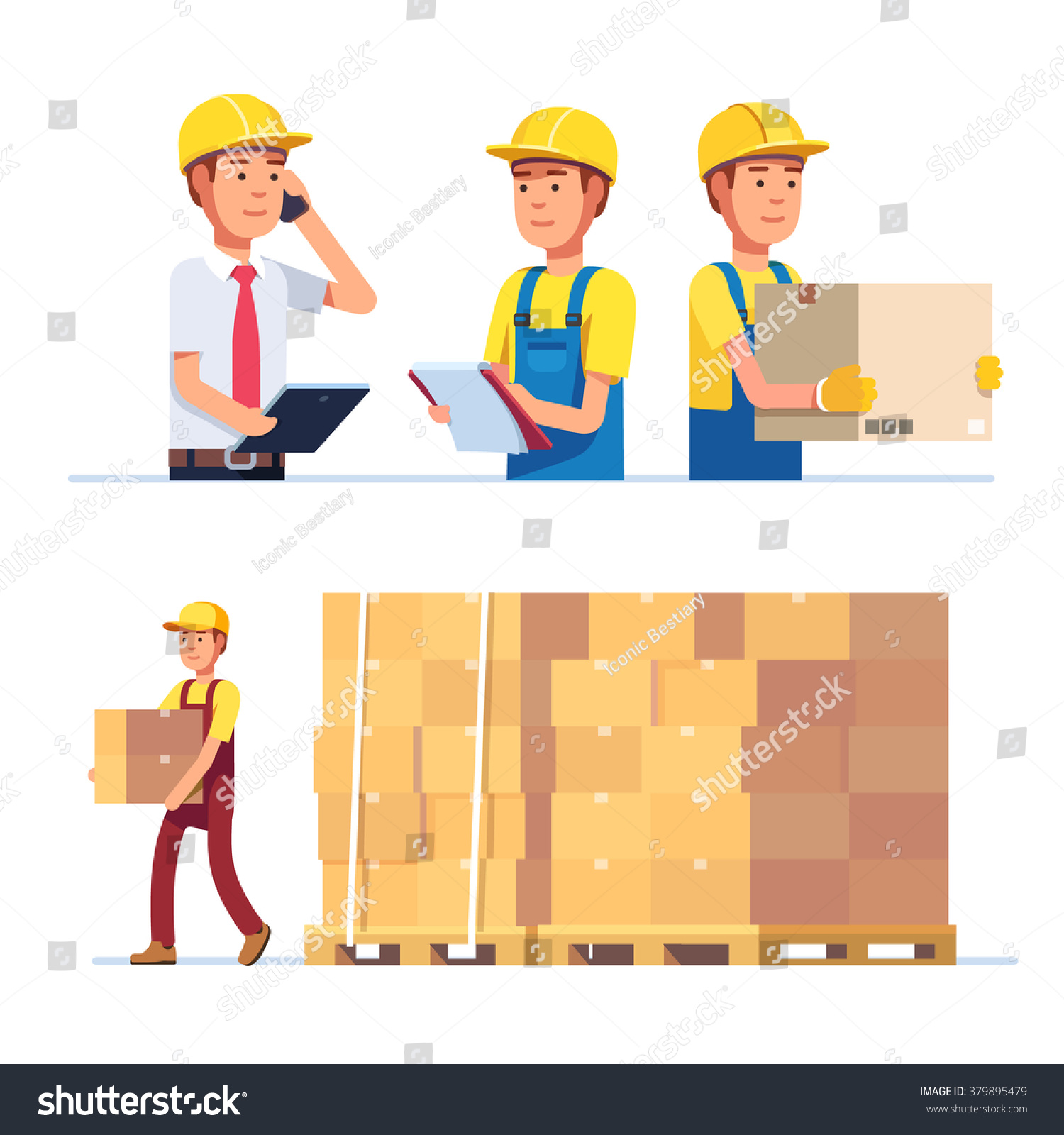 warehouse worker clipart - photo #11