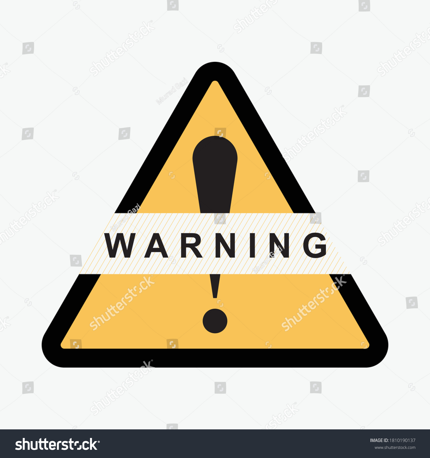 Warning Sign Symbol Exclamation Point Vector Stock Vector (Royalty Free ...