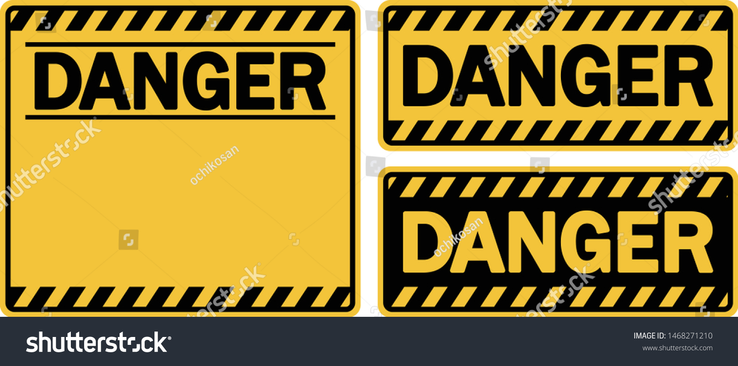 vektor-stok-warning-signs-that-indicate-danger-vector-tanpa-royalti