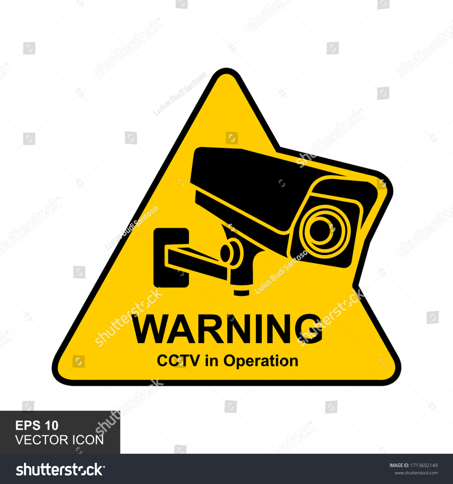 CCTV VIDEO SURVEILLANCE STICKER  House Security Camera Alarm Warning Decal 2x3"